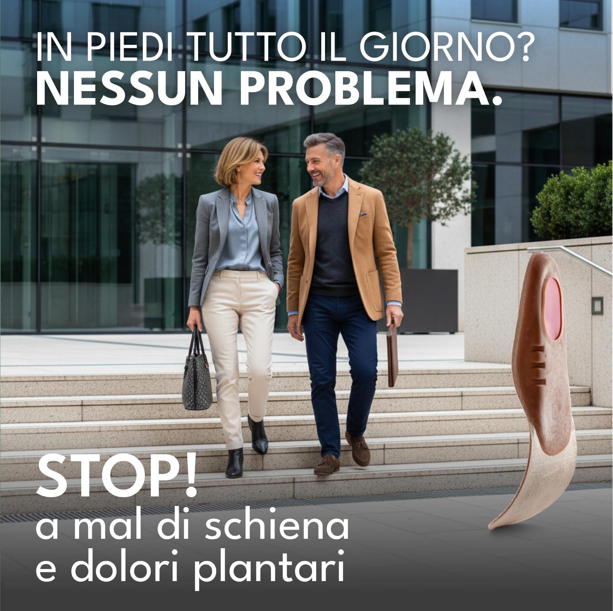 Saluber Solette Ortopediche Plantari Naturali per Fascite Plantare, Piede Piatto, Tallonite, Neuromi, Correzione Postura, con Supporto Arco Plantare e Assorbimento Urti, Fatto a Mano in Italia (38)