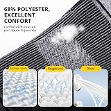 CAMBIVO Genouillère Sport de Tricot 3D, Genouillère Rotulienne Légère Respirante, Stabilisateurs Latéraux, pour running, Sport Intensif, Récupération - 4