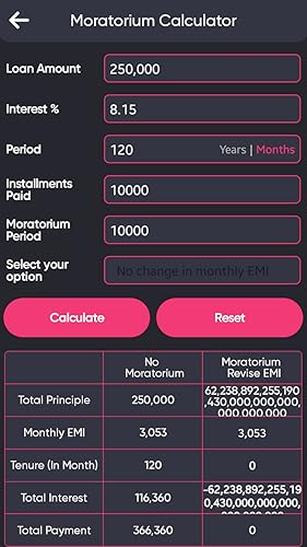 Loan EMI Calculator - Loan Planner