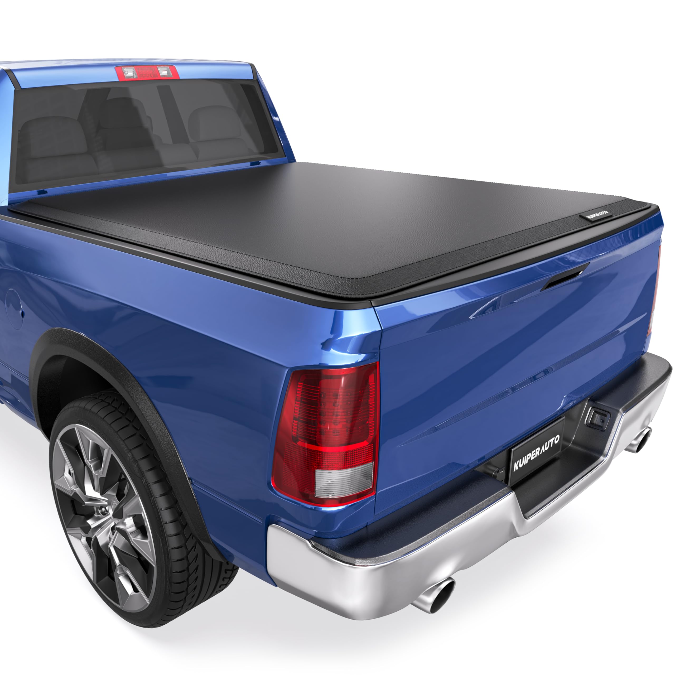 Roll-Up Soft Vinyl Truck Bed Tonneau Cover Fleetside Compatible with 2003-2024 Ram 2500 3500(No Ram Box) On Top (6.4 FT Feed Bed)