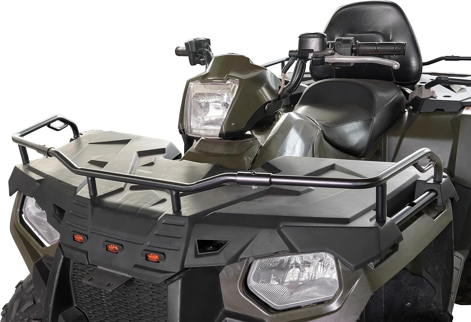 front rack extender for sportsman 450 570 2014-2023, off road front tough steel rack extender storage for polaris sportsman touring 570 eps / 450 h.o. 2014-2023 accessories (replace #2879716)