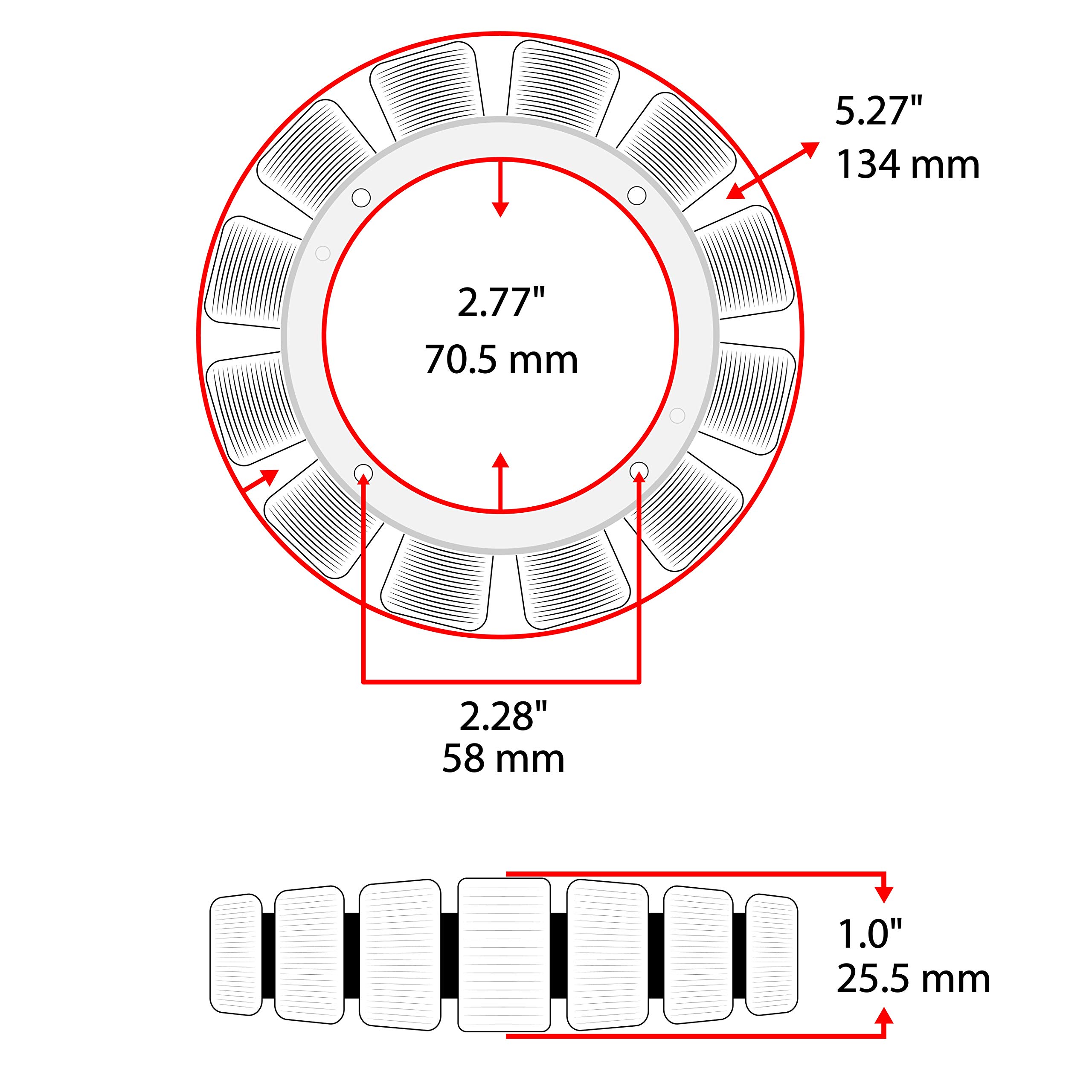 Amazon | Caltric Stator Harley Davidson 29967-89Aと互換性が