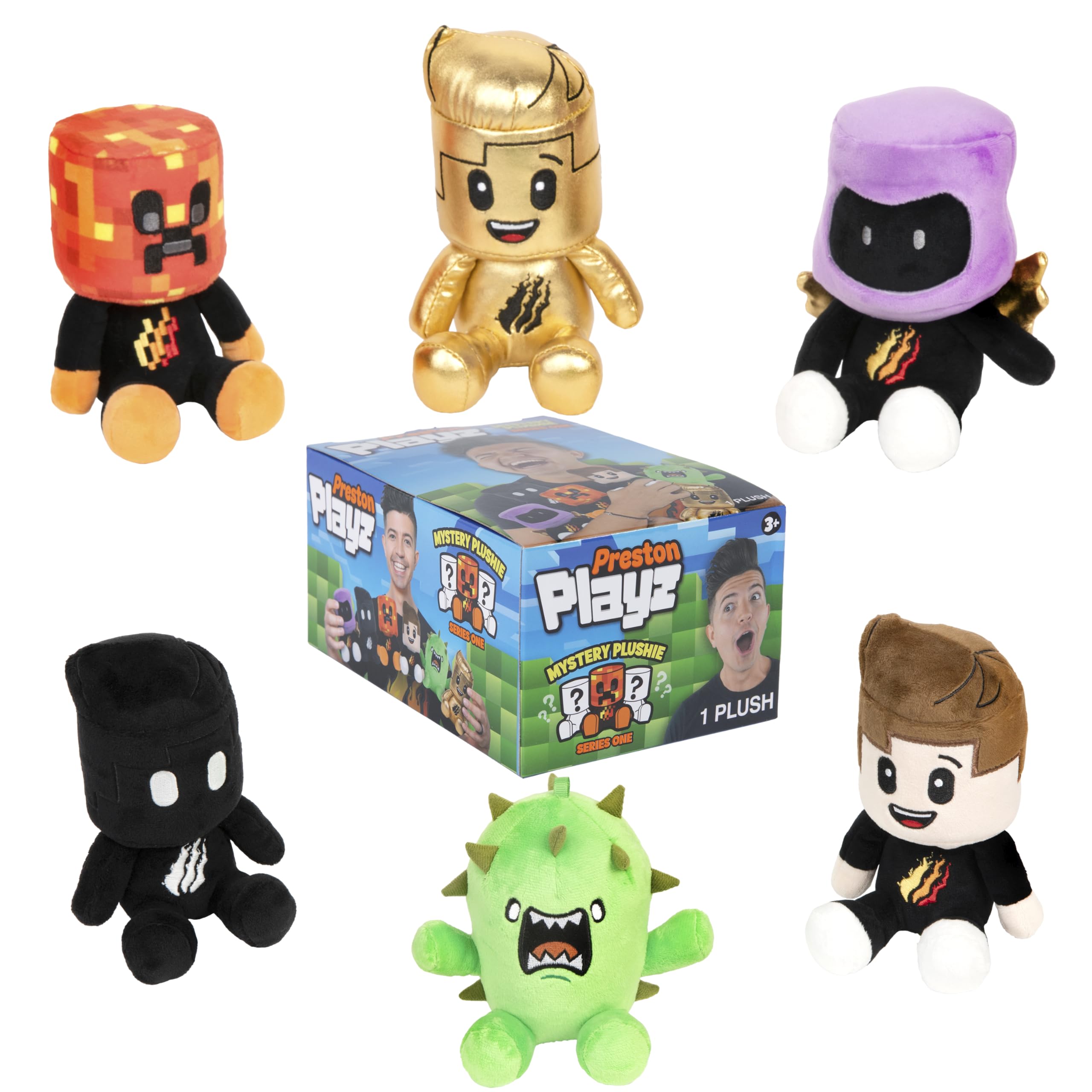 PrestonPlayz 6Inch Mini Mystery Plush Series 1 Blind Box 1 of 6 Possible Soft Pl
