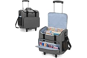 Trunab Large Capacity Scrapbooking Bag for 12X12 Albums and Laptops