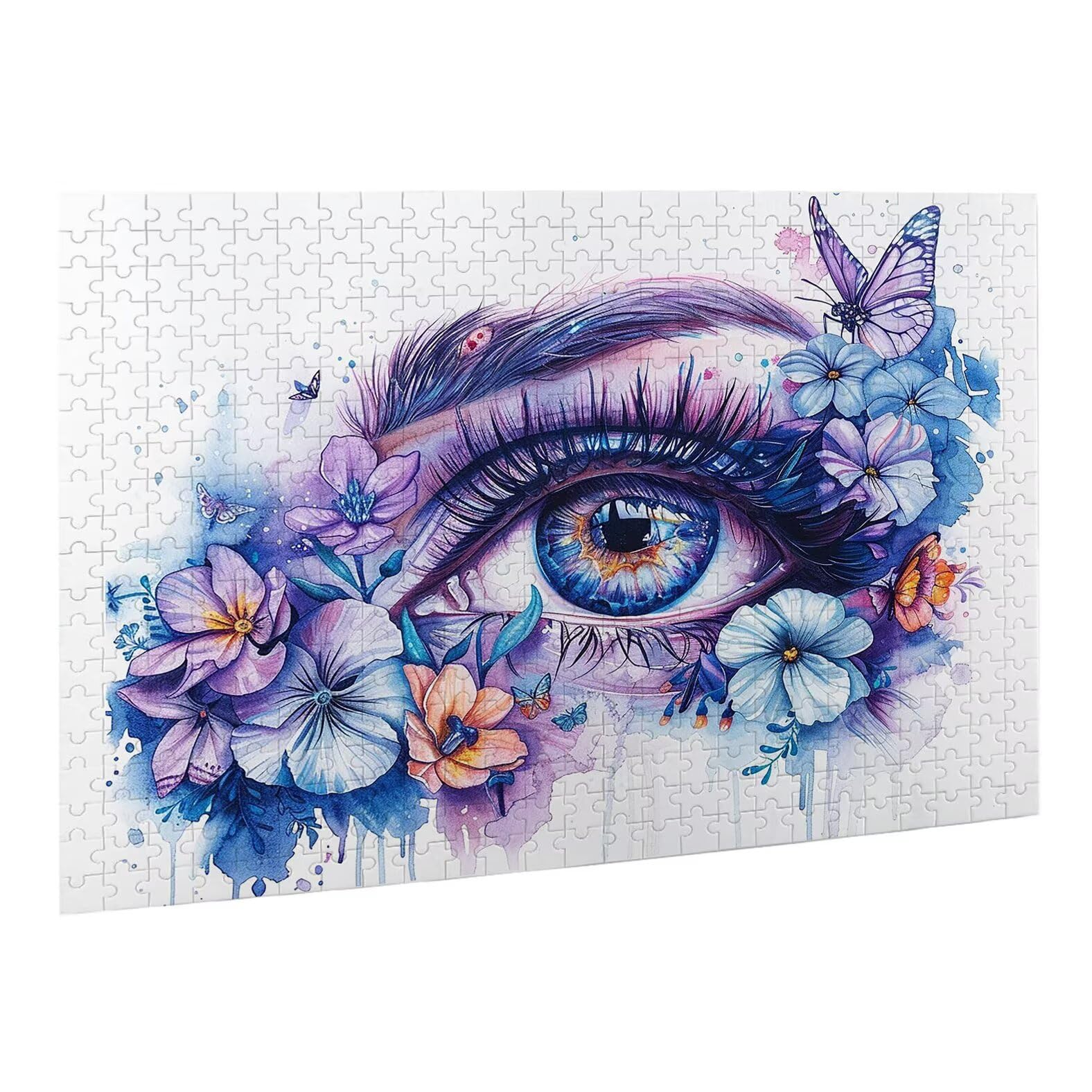 Jigsaw Puzzle, 4000 Pezzi Puzzle Classici, Fiore Puzzle Rilassamento Intelligence, Mpossibile Difficile Puzzles impegnativo per adulti Puzzles per Gioco Familiare, Regalo per Amore Amico Occhi K0F-287