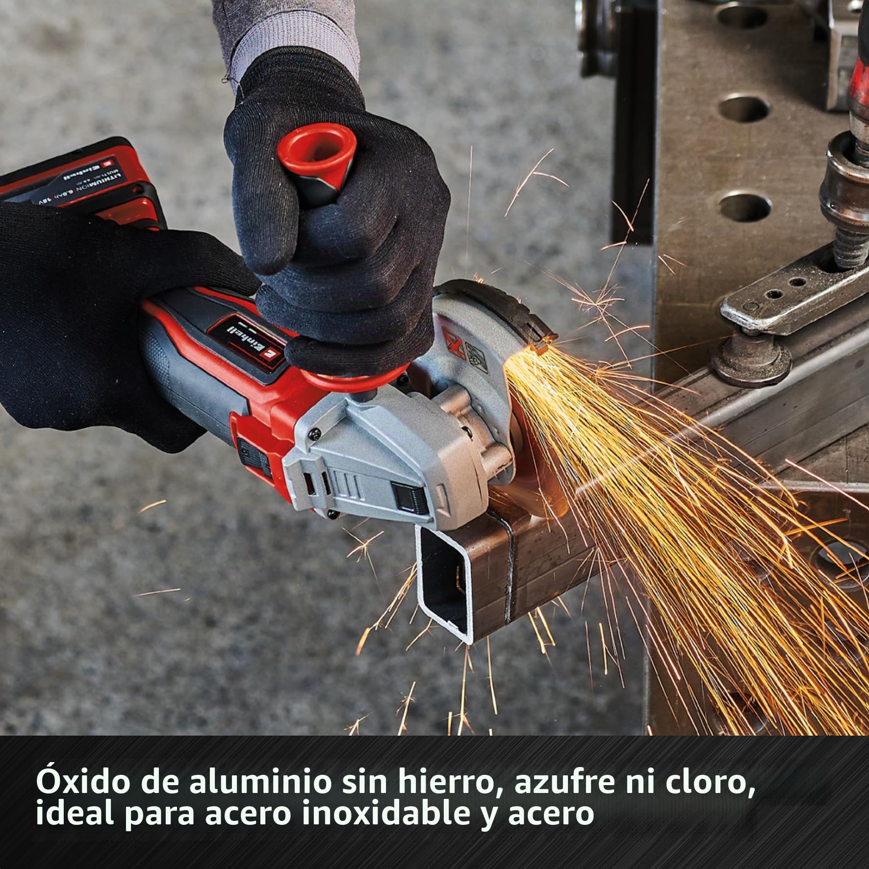 Einhell Juego de 5 discos de corte de inox y metal 115 x 1 mm