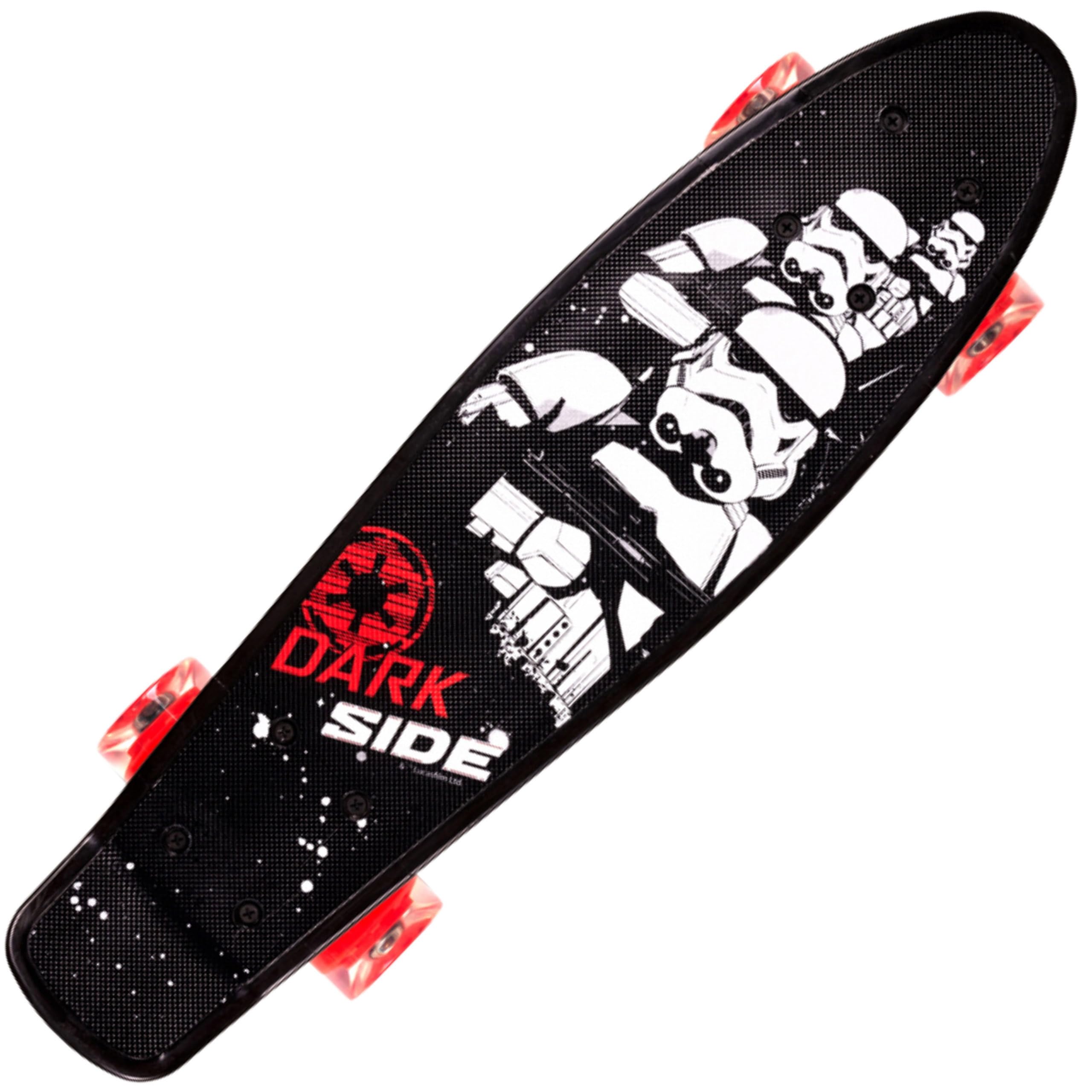 Fish 55 cm skateboard, non-slip deck, lightweight, STABLE from 20 to 50 kg (STAR WARS Stormtrooper)
