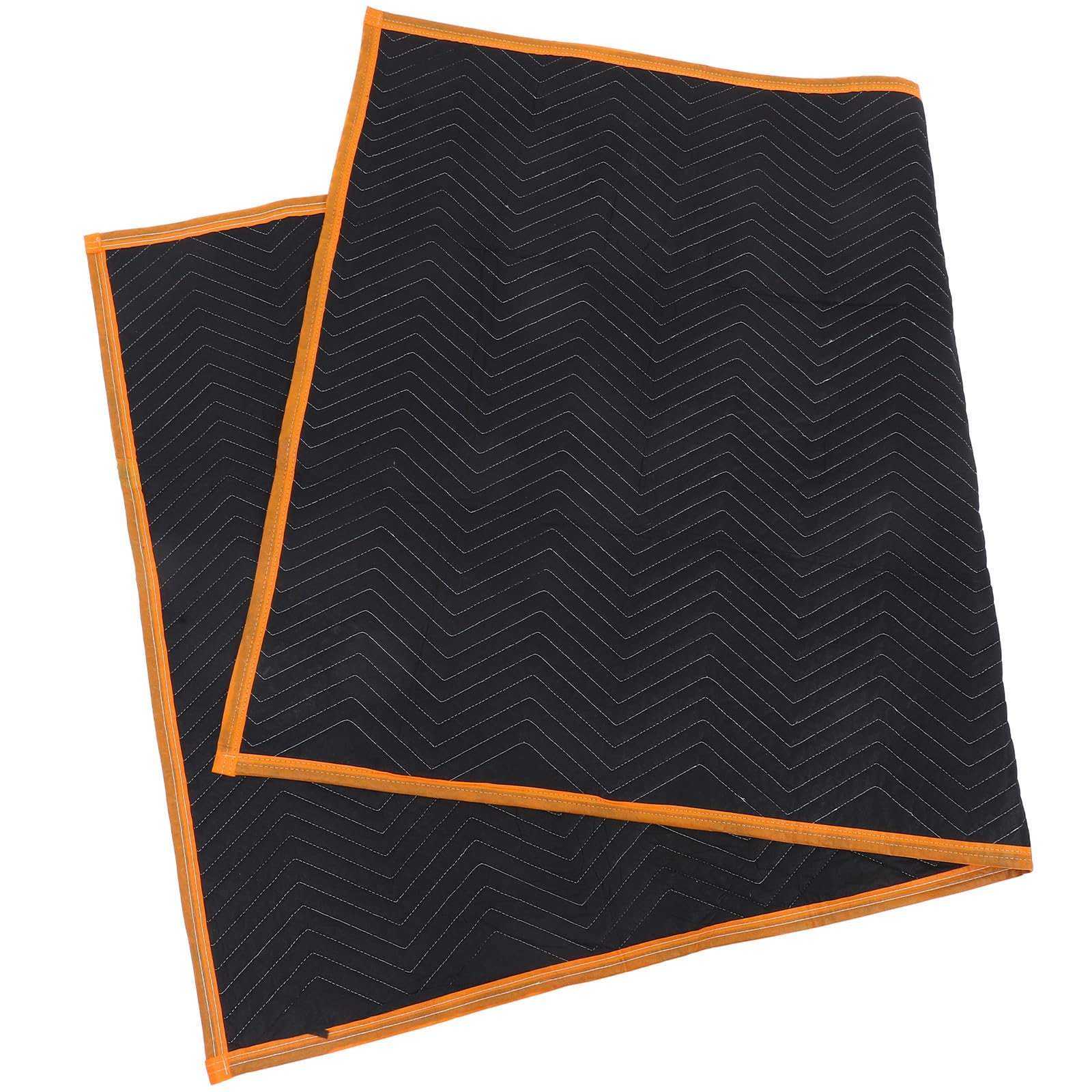 KICHOUSE Schwarze Möbelhüllen aus Vliesstoff für Umzüge Schwere Mehrzweckdecke mit Polsterung und Schutzfunktion als Möbeltransport und Verpackungsdecke