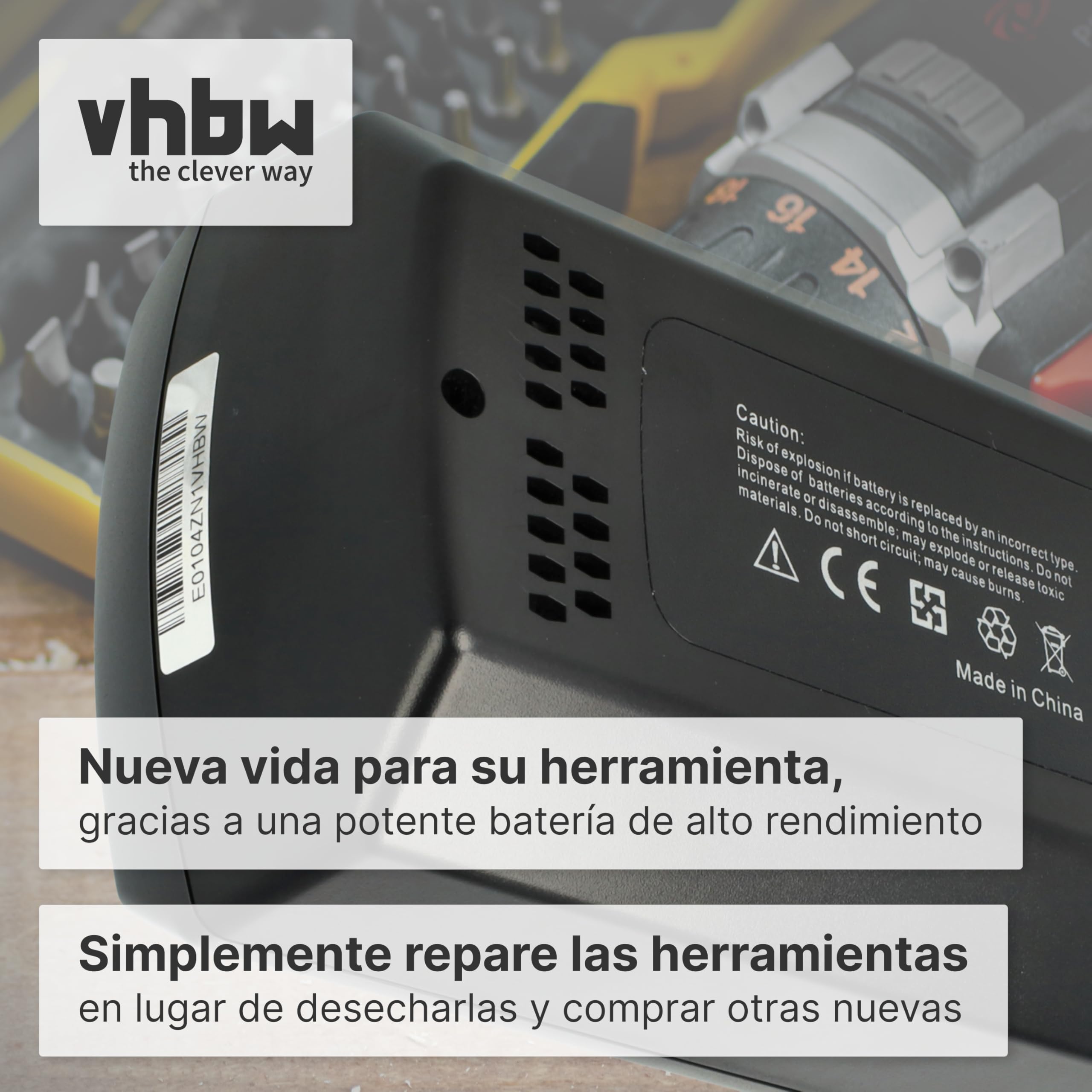 vhbw Batería Compatible con Güde cortacésped a batería 430/36 Li-Ion (95545), Herramienta eléctricas (4000 mAh, Li-Ion, 36 V)