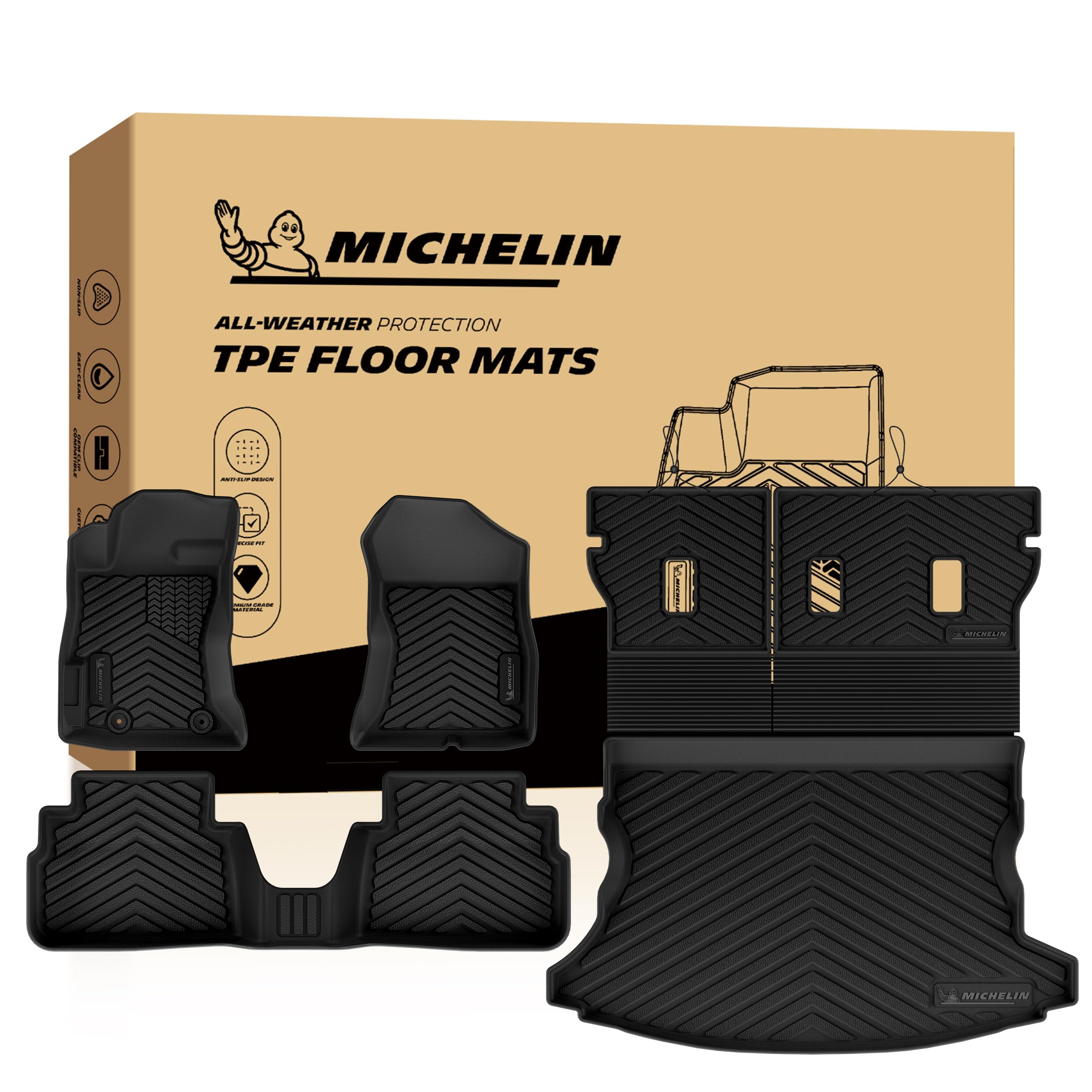 Michelin Vehicle Mats for 2018-2023 Subaru Crosstrek/2017-2023 Impreza