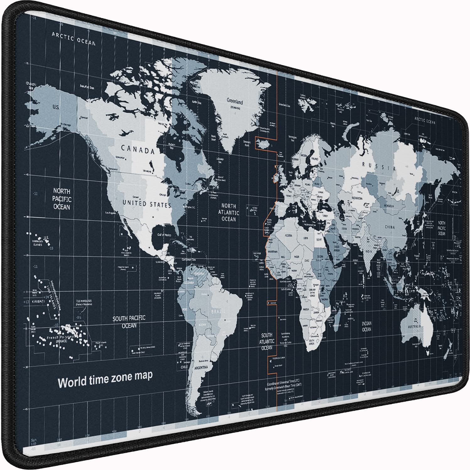 Large Gaming Mouse Pad with Stitched Edges, 31.5x15.7 in Extended Computer Keyboard Mouse Mat, Water Resist Non-Slip Mousepad Rubber Base Long XXL