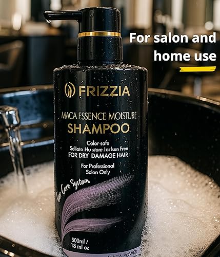 Miniatura 8 de Champú profesional con maca, argán y colágeno vegetal  Repara y fortalece el cabello dañado  Abre cutículas, suaviza y nutre todo tipo de cabello