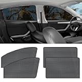 ZATOOTO Car Side Window Sun Shade 4 Pack, Window Shades for Baby Magnetic Mesh Sun Shade Protection from Heat and UV for Sleeping, Camping, Breastfeeding