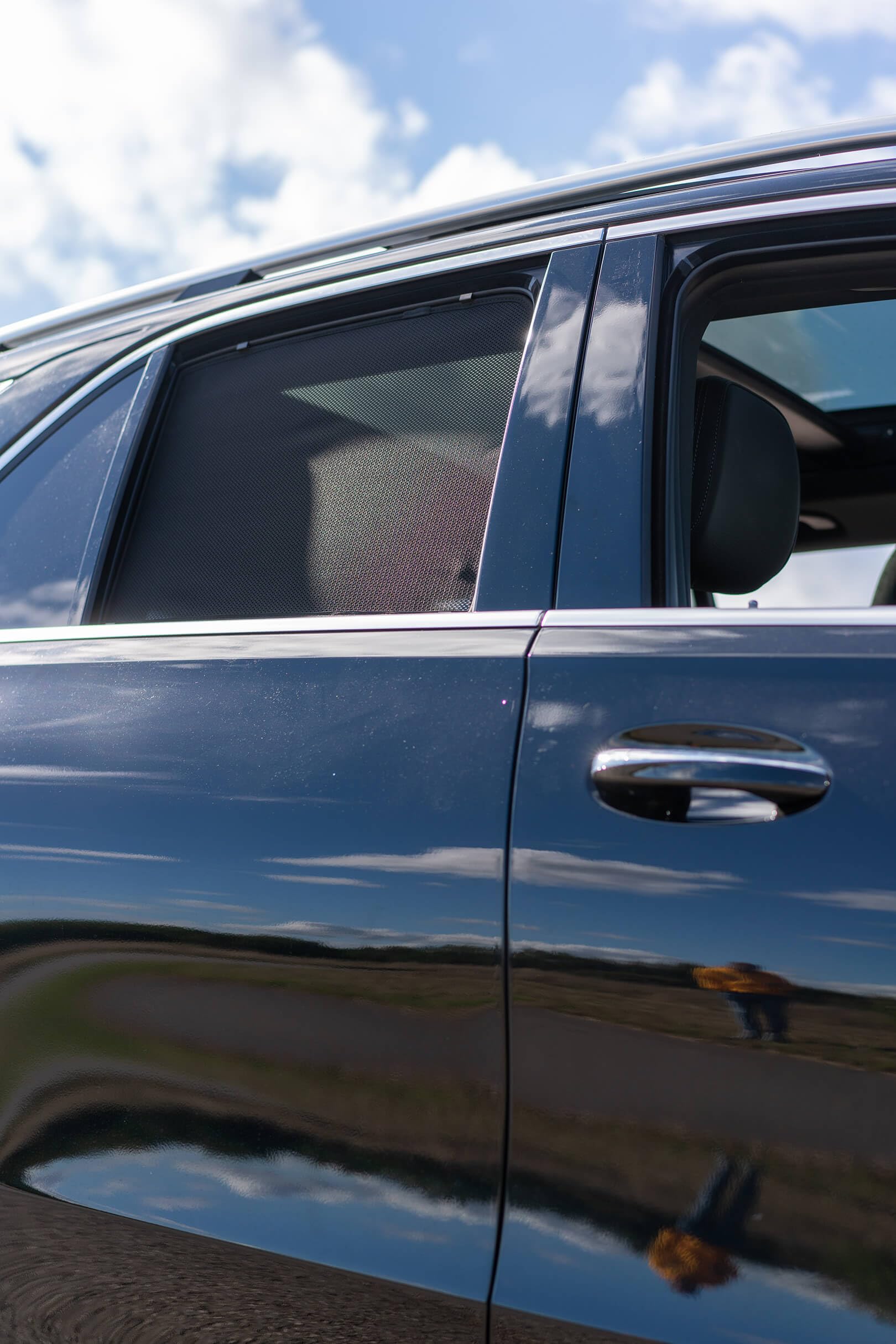 CAR SHADES zestaw kompatybilny z Mercedes GLE (W167) 2019 - (8 sztuk) niestandardowe osłony przeciwsłoneczne do samochodów