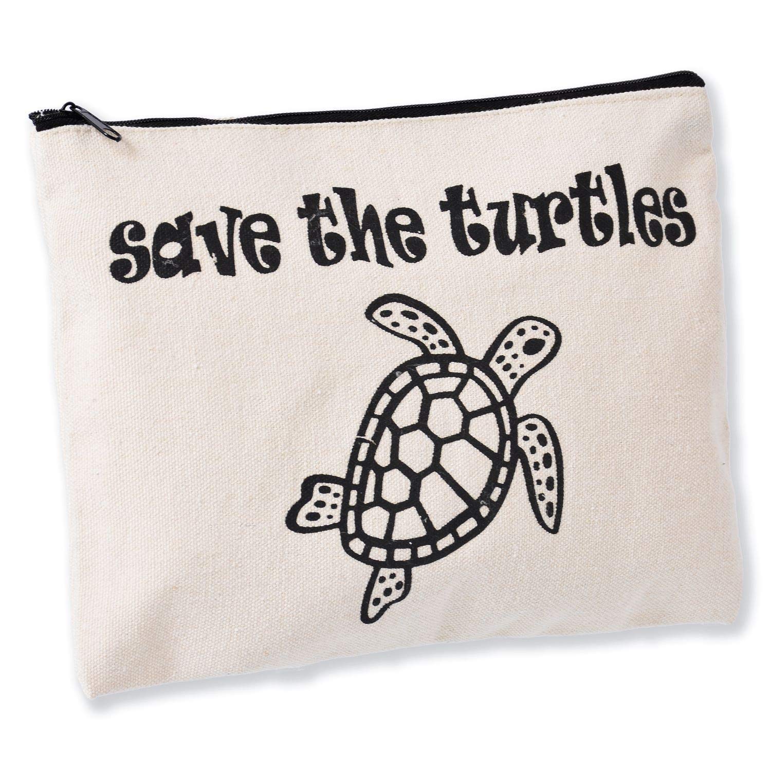 Yaromo VSCO Stuff Bag- Girls Women Teen Accessories Kit in a Cosmetic Bag Save the turtles