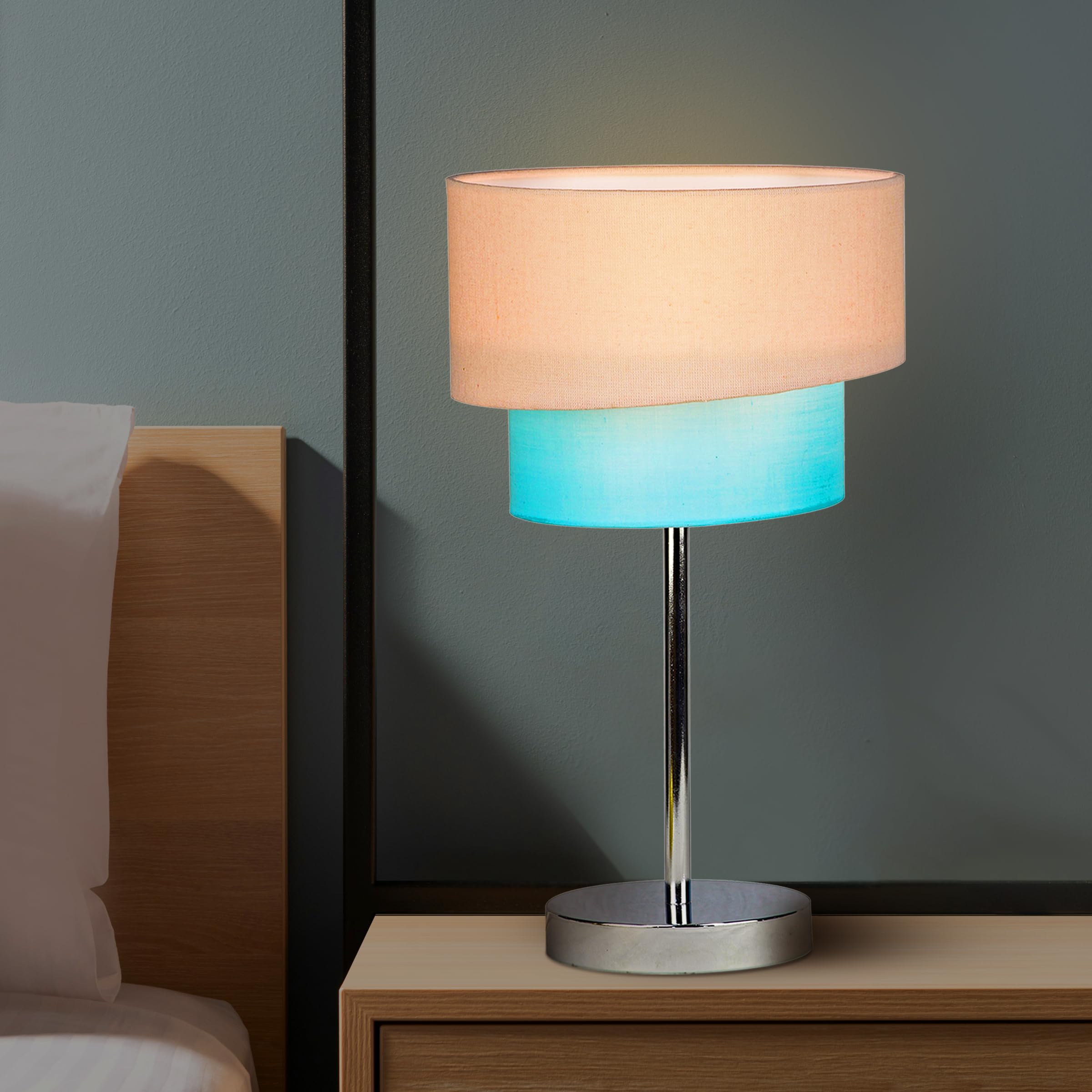 MAGIK Stellar Lady Decorative Table Lamp (Pink + Light Blue) Metal Base, Bulb Included, E27 Base, for Bedroom, Dining, Living Room (B0CM29KJQW) Amazon Price History, Amazon Price Tracker