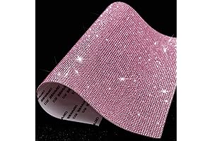 Bling Crystal Rhinestone Sheet: Pink Aesthetics for Your Ride
