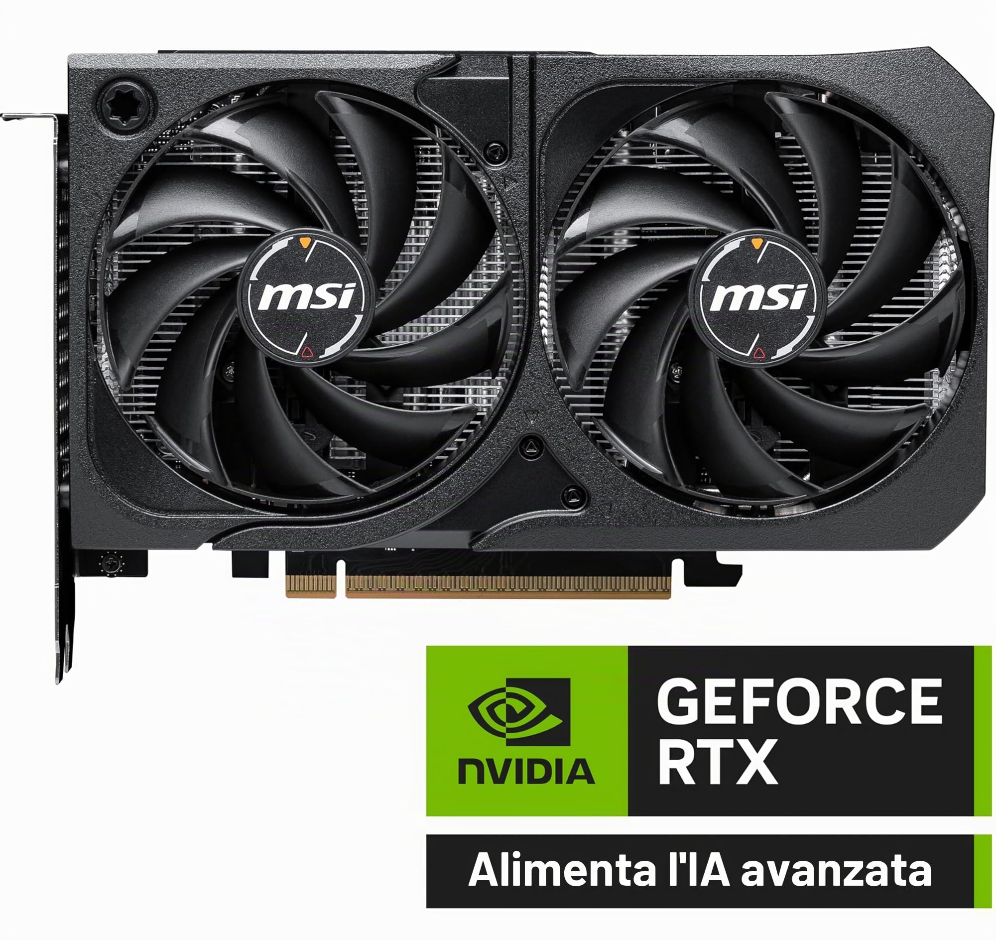 msi NVIDIA GeForce RTX 5060 8G Shadow 2X OC Carte Graphique Gaming GDDR7 128 Bits, Fréquence Boost jusqu'à 2535 MHz, PCIe Gen 5, DLSS 4, DP 2.1 x 3, HDMI 2.1 x 1, SFF Ready