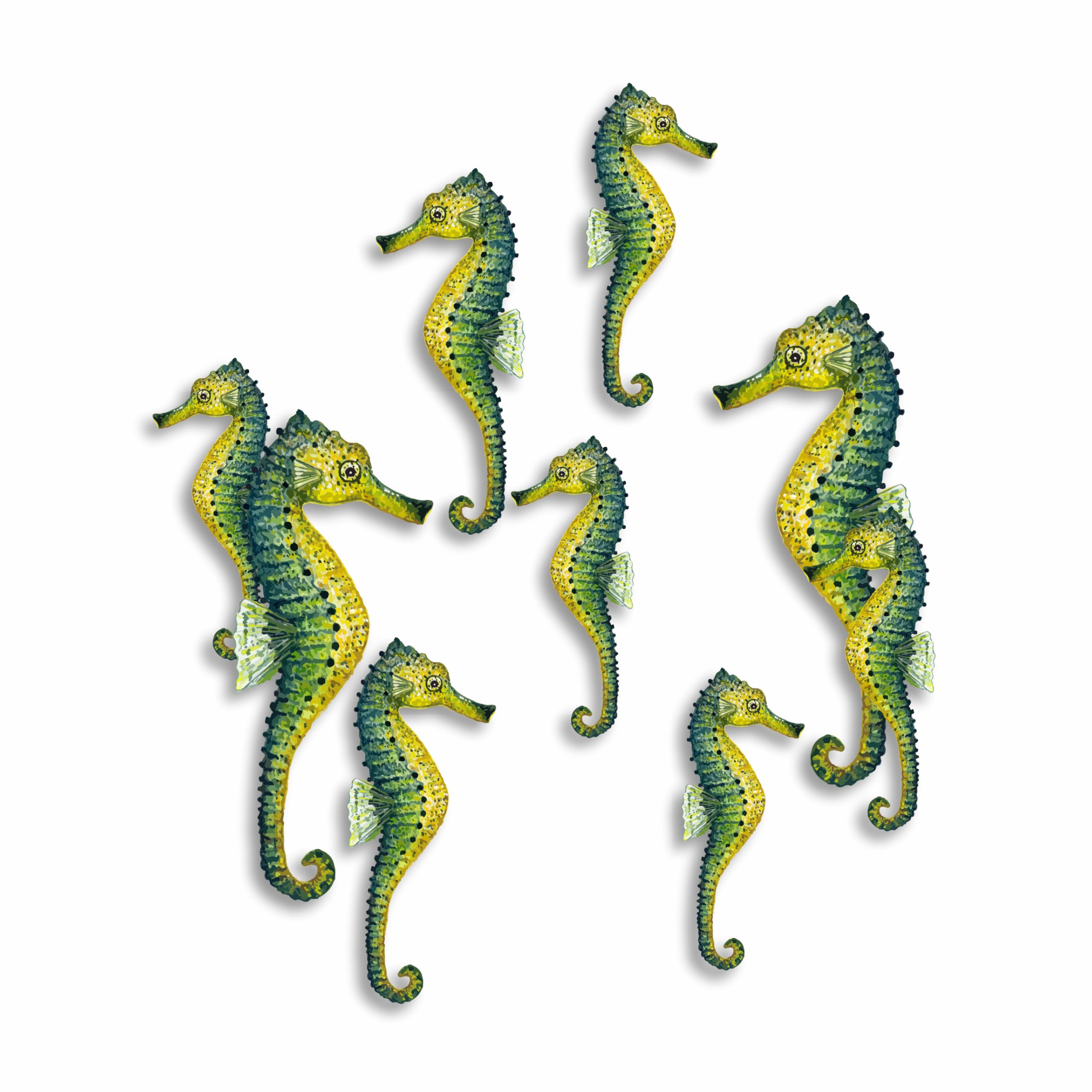 Seahorse Stickers [Waterproof] Photographic Quality Decal, Sea Horse Decor Graphics Diy Peel & Stick Perfect For Bathroom, Cars & Other Home Projects. Fish Fans Gift Idea ® (Seahorses)