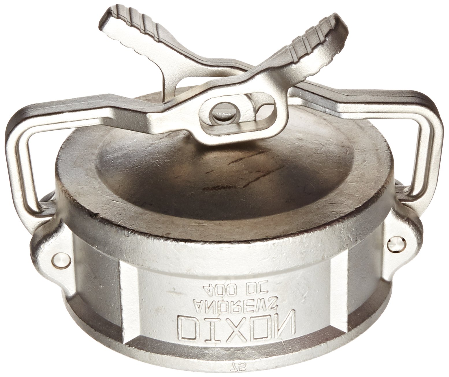 Dixon 400DC-LSS Stainless Steel 316 Cam and Groove Hose Fitting, Lockable Dust Cap, 4