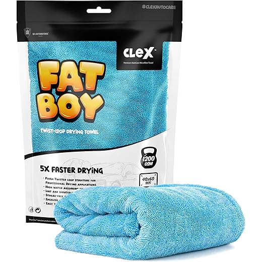 CLEX Fat Boy Microfiber Towel 1200gsm 40x60cm