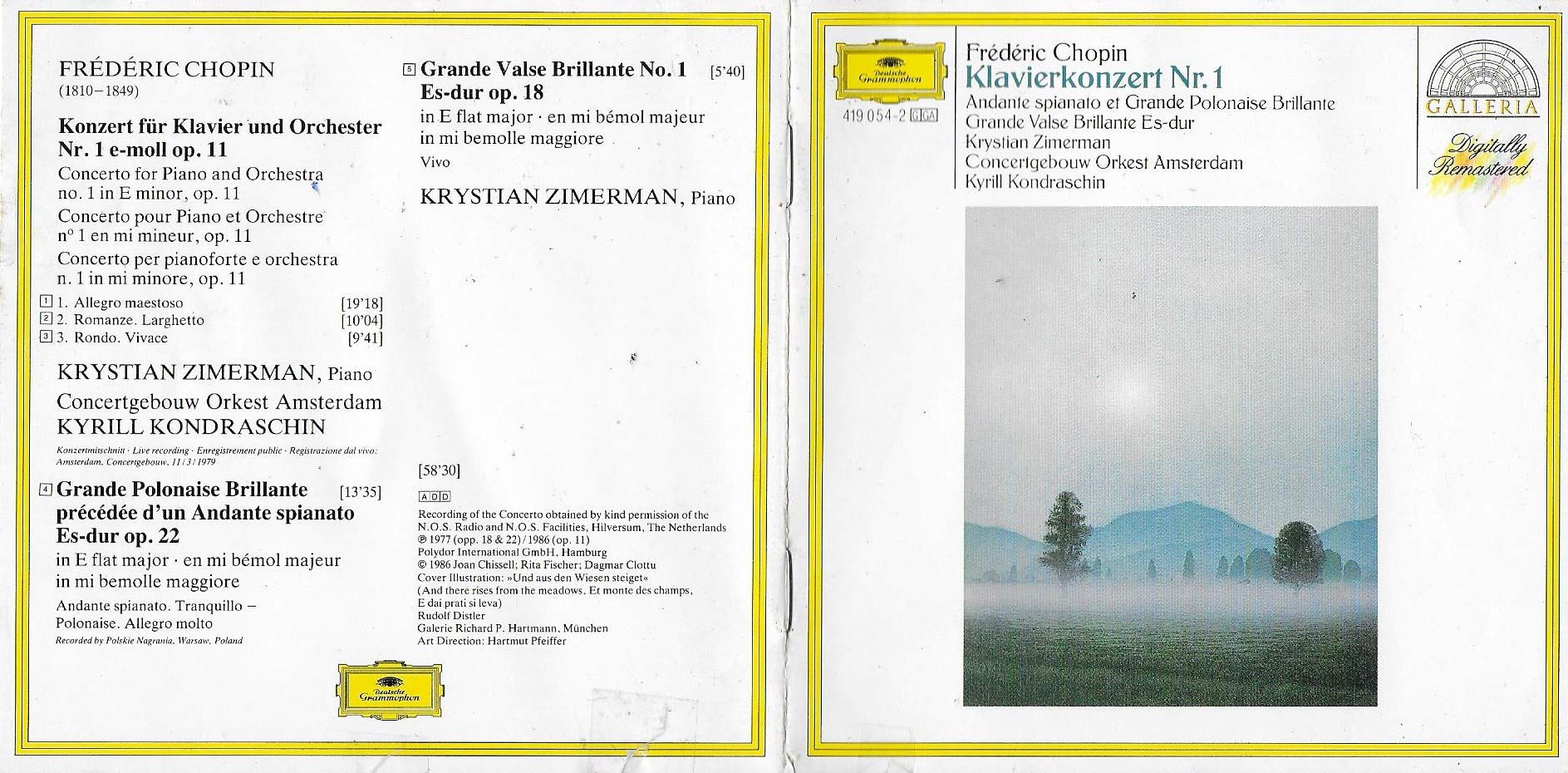 Piano Concerto 1 [Audio CD]