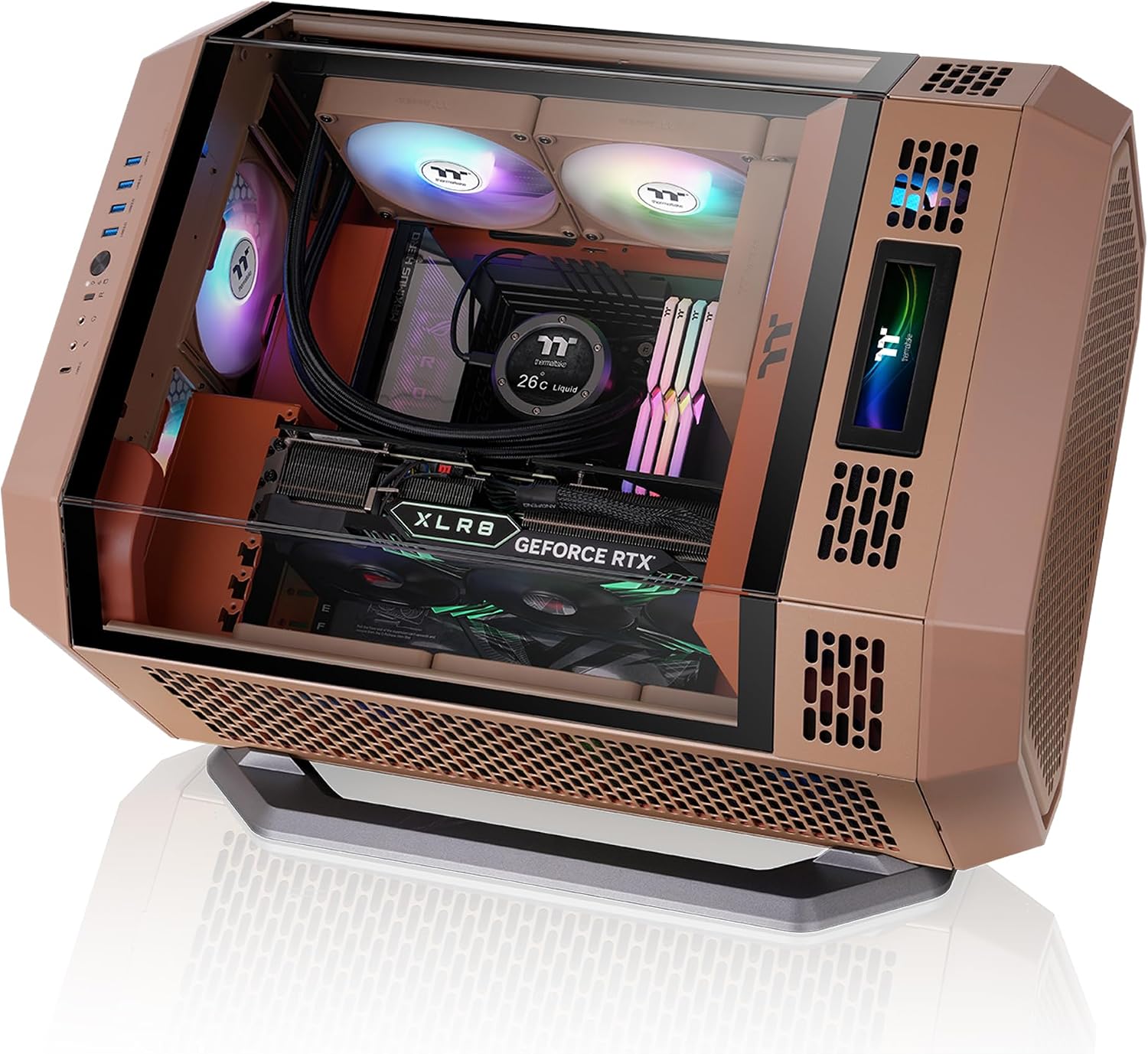 Thermaltake Tower 600 Series Horizontal Display Chassis Support Stand; Gavel Sand; AC-076-ONLNAN-A1 - 2