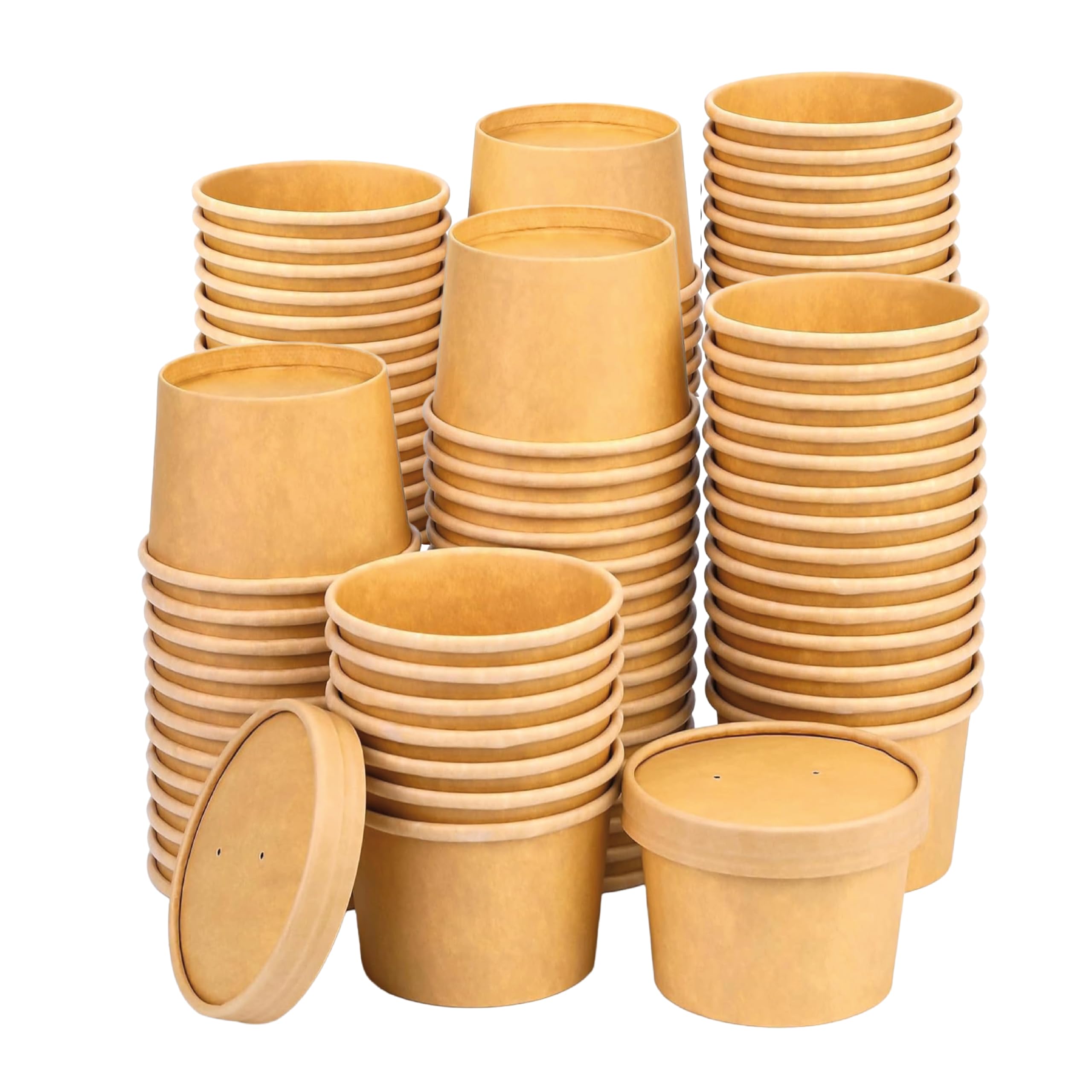 Eco-Friendly Paper Food Containers with Lids -17