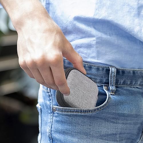 Miniatura 2 de Bolsa de almacenamiento electrónico  Bolsa organizadora de cables, funda de transporte para accesorios electrónicos, organizador de embalaje de