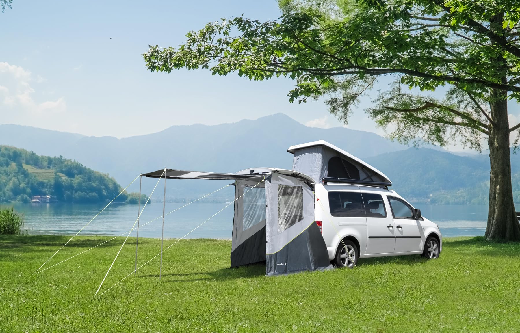 BRUNNER Namiot tylny Pilote Caddy 5 Mini Camper Bus przed namiotem SUV tylna klapa, kemping