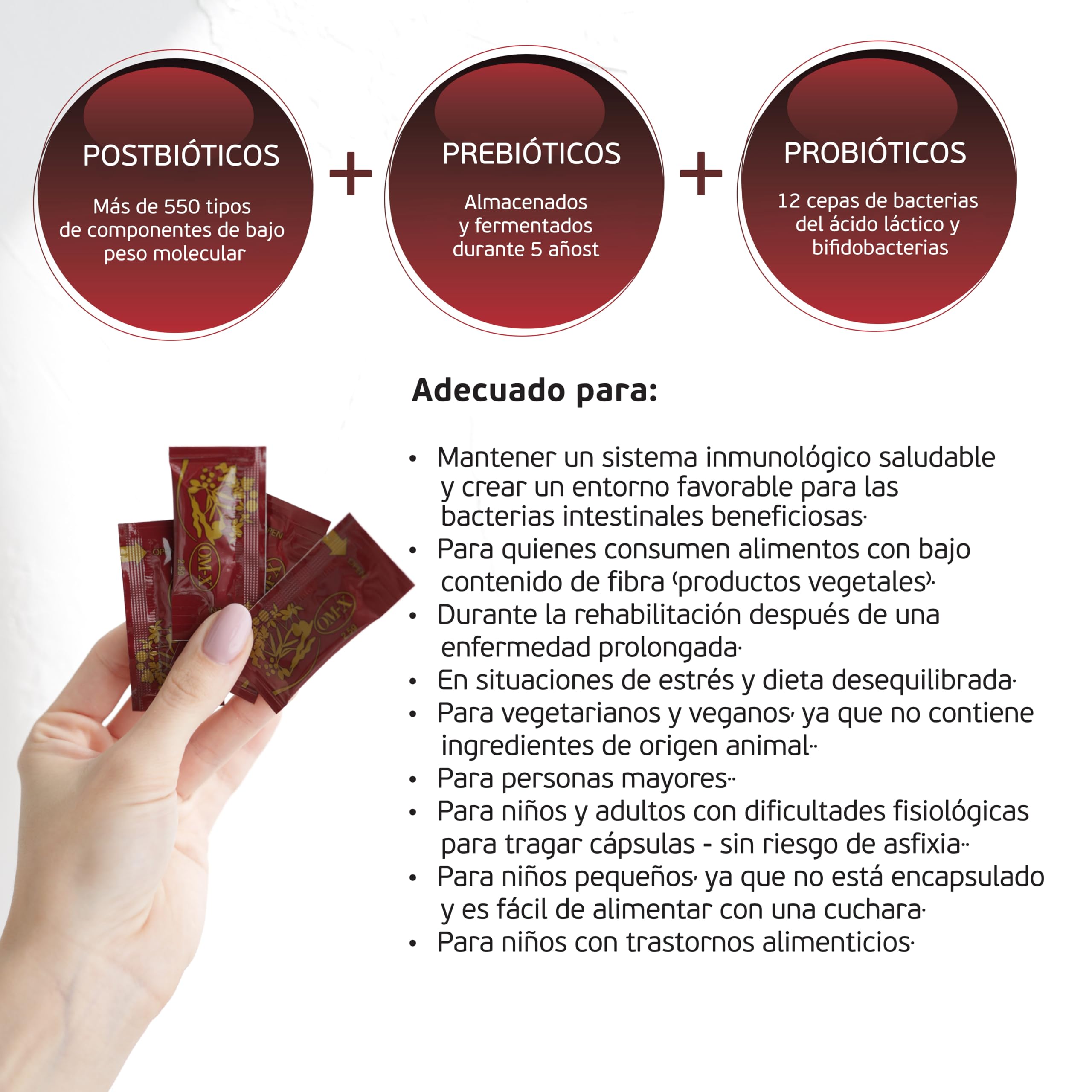Fermented Vegetable Extract Intestinal Probióticos, 30 Sobres | Flora Intestinal, Suplemento, para la Salud, enzimas digestivas, Prebióticos, Postbióticos, Fermentado, Fermentación 5 Años