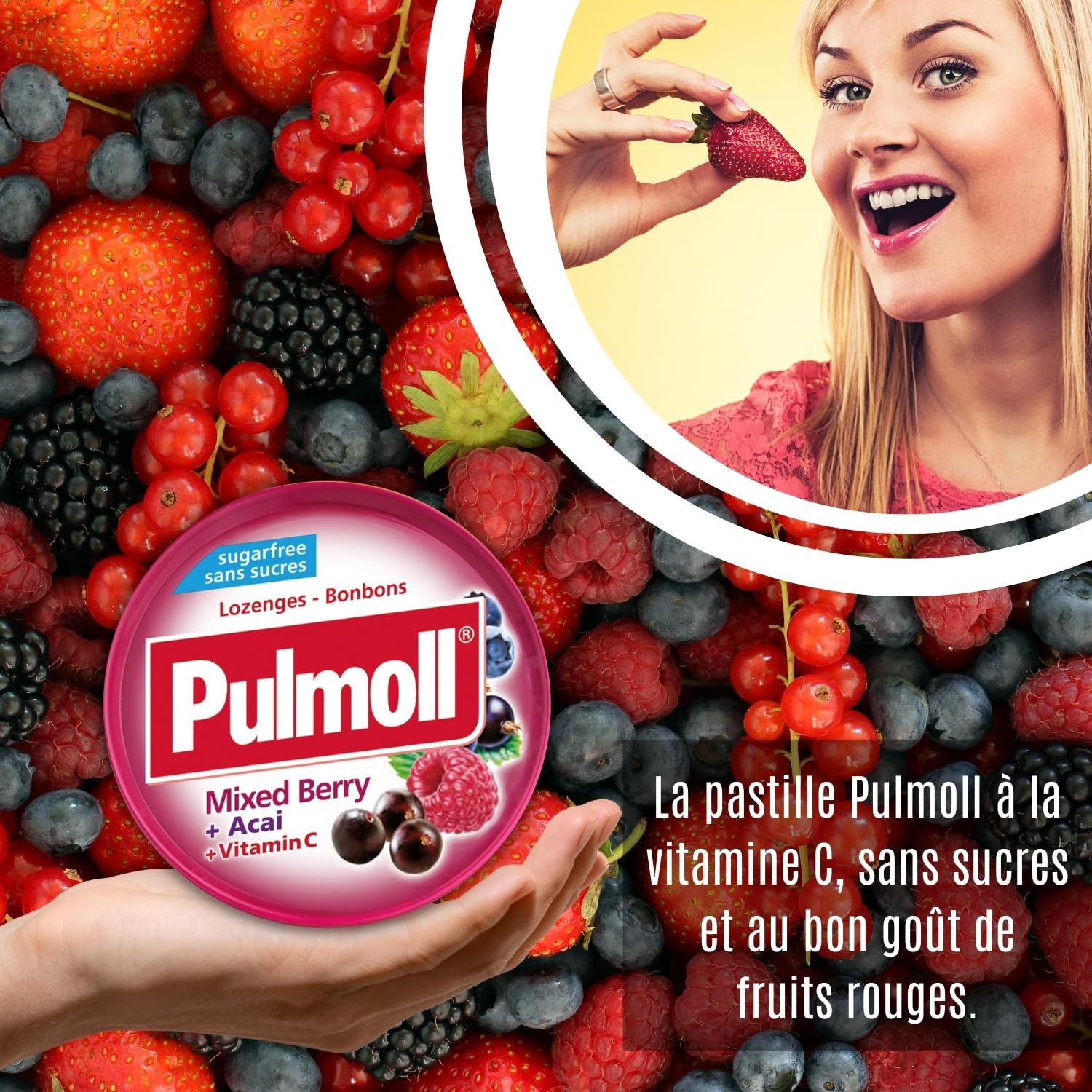 Barquette Pulmoll x10 | Format économique | Depuis 1946 (Fruits rouges)