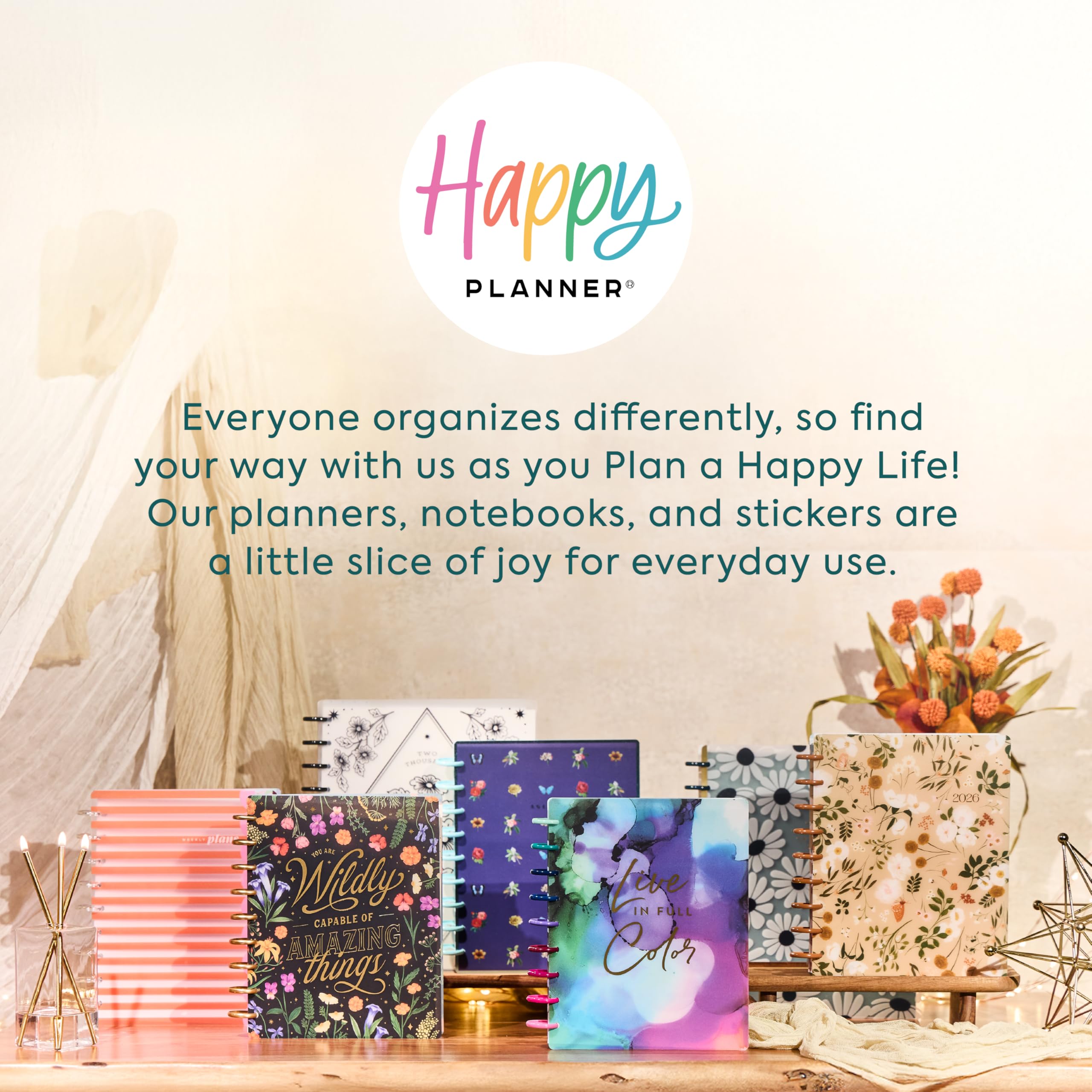 Amazon.com : Happy Planner Disc-Bound Planner Jan.–Dec. 2026