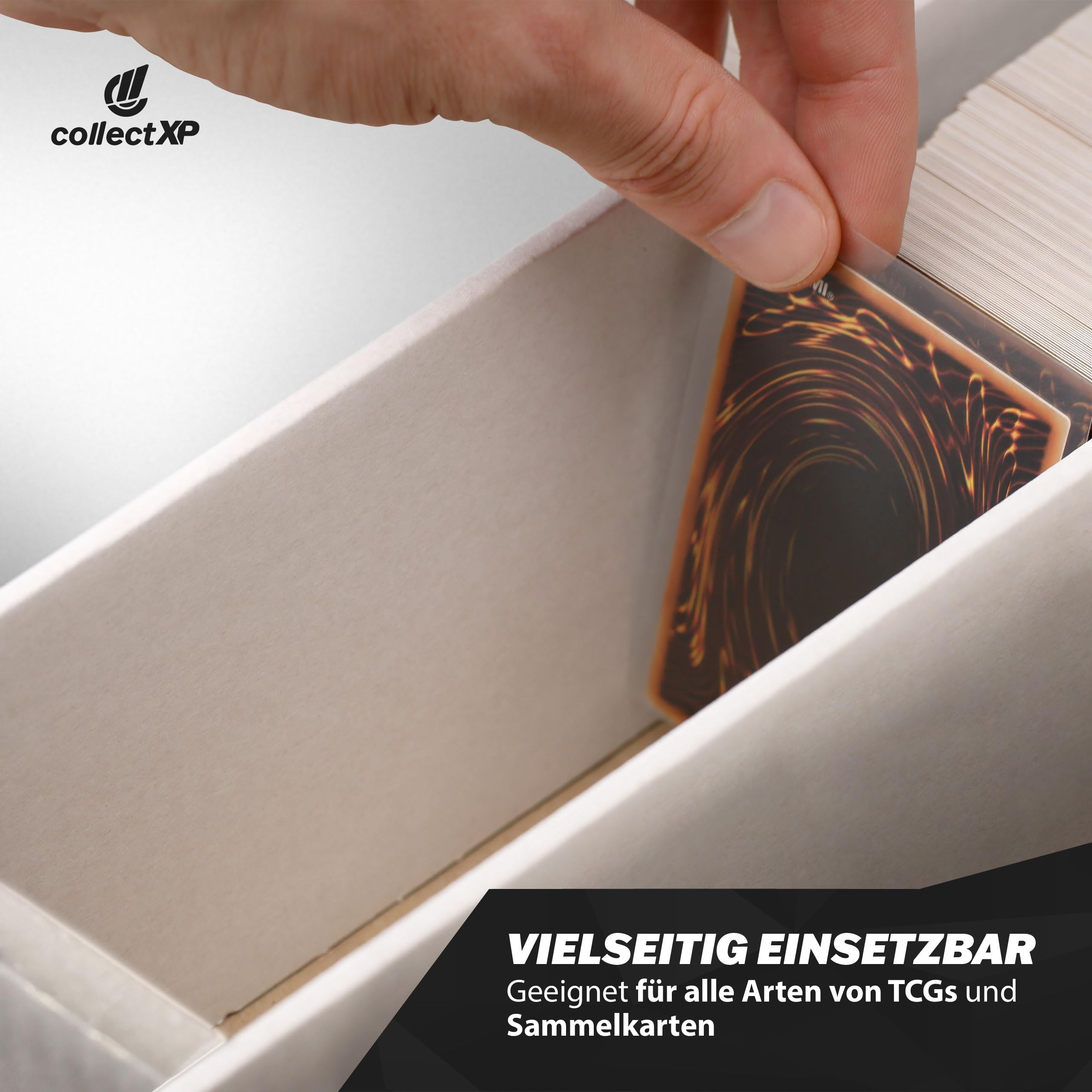 10 cajas de almacenamiento para tarjetas coleccionables, cajas de almacenamiento para 1.000 tarjetas cada una, caja grande para todas las tarjetas TCG, tarjetas coleccionables, tarjetas