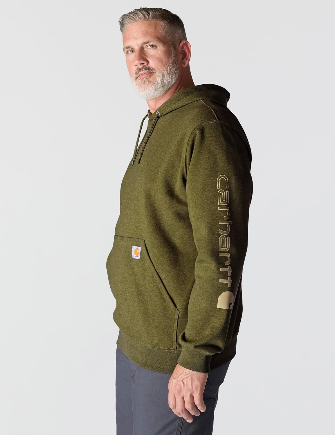 Carhartt Men's Iconic K288 Logo Sweatshirt Closeout - Image 2