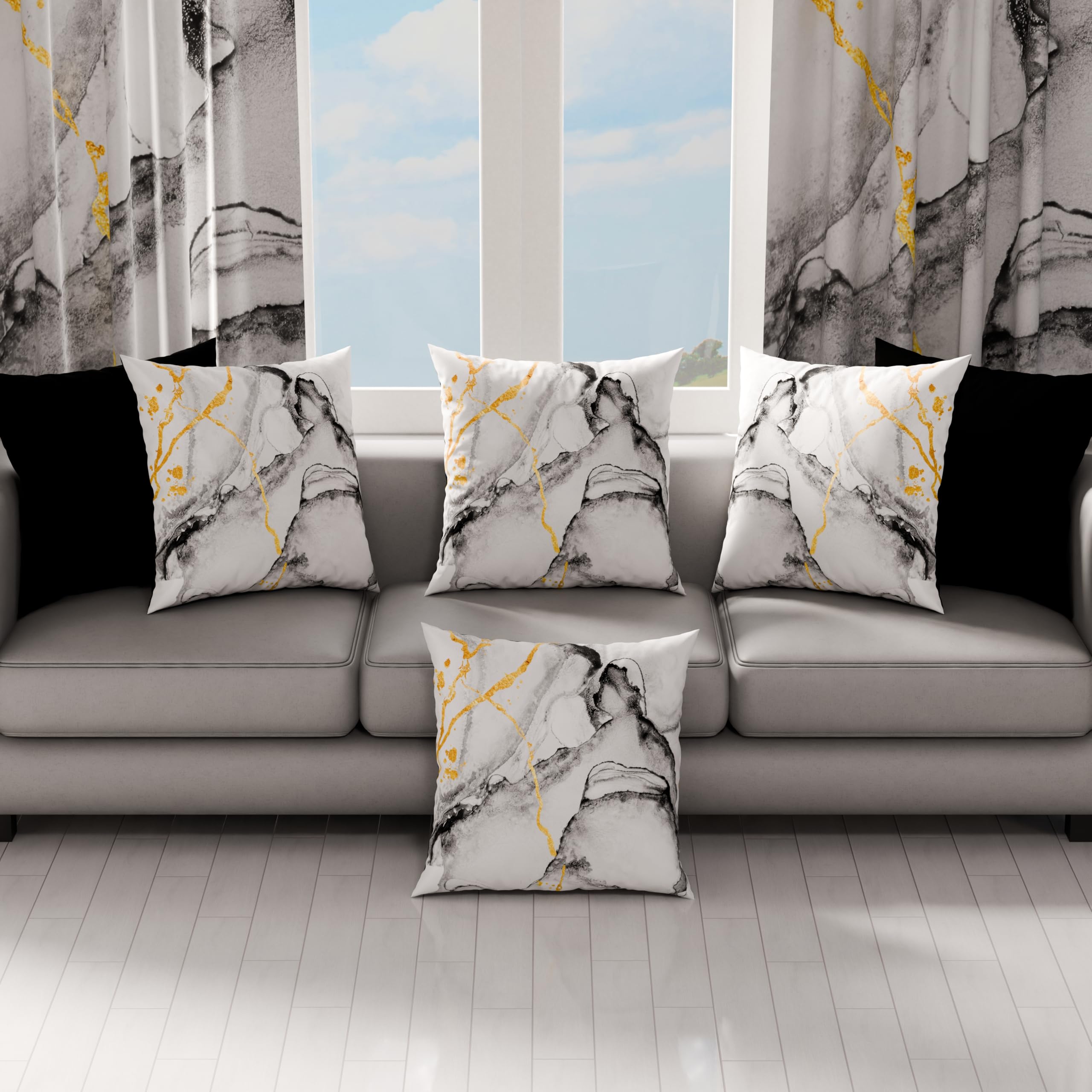 PETTI Artigiani Italiani, Pair of Pillow Cases 35 x 35 cm in Microfibre, Cushions for Bedroom Furniture Sofa, Living Room - Image 3