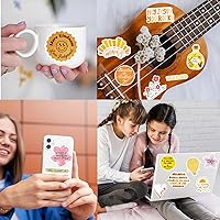 Vista 5 de 200 piezas de calcomanías cristianas inspiradas, calcomanías de versículos bíblicos para tablero de visión, botella de agua, laptop, álbum