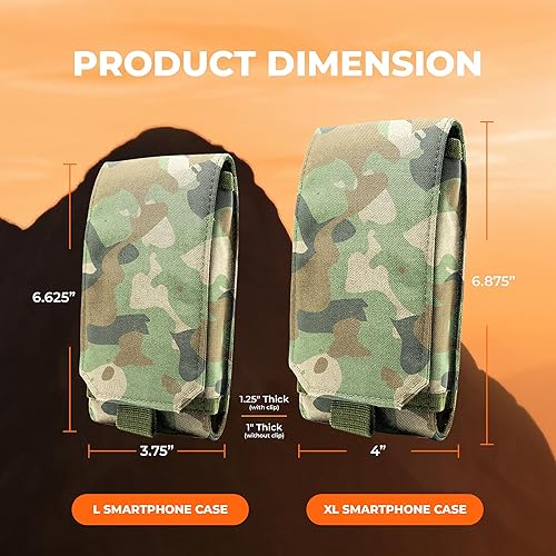 Miniatura 15 de Bolsa con correa para smartphone, accesorios para mochilas para excursionistas, viajeros y estudiantes y pasajeros interurbanos. Negro -,Verde