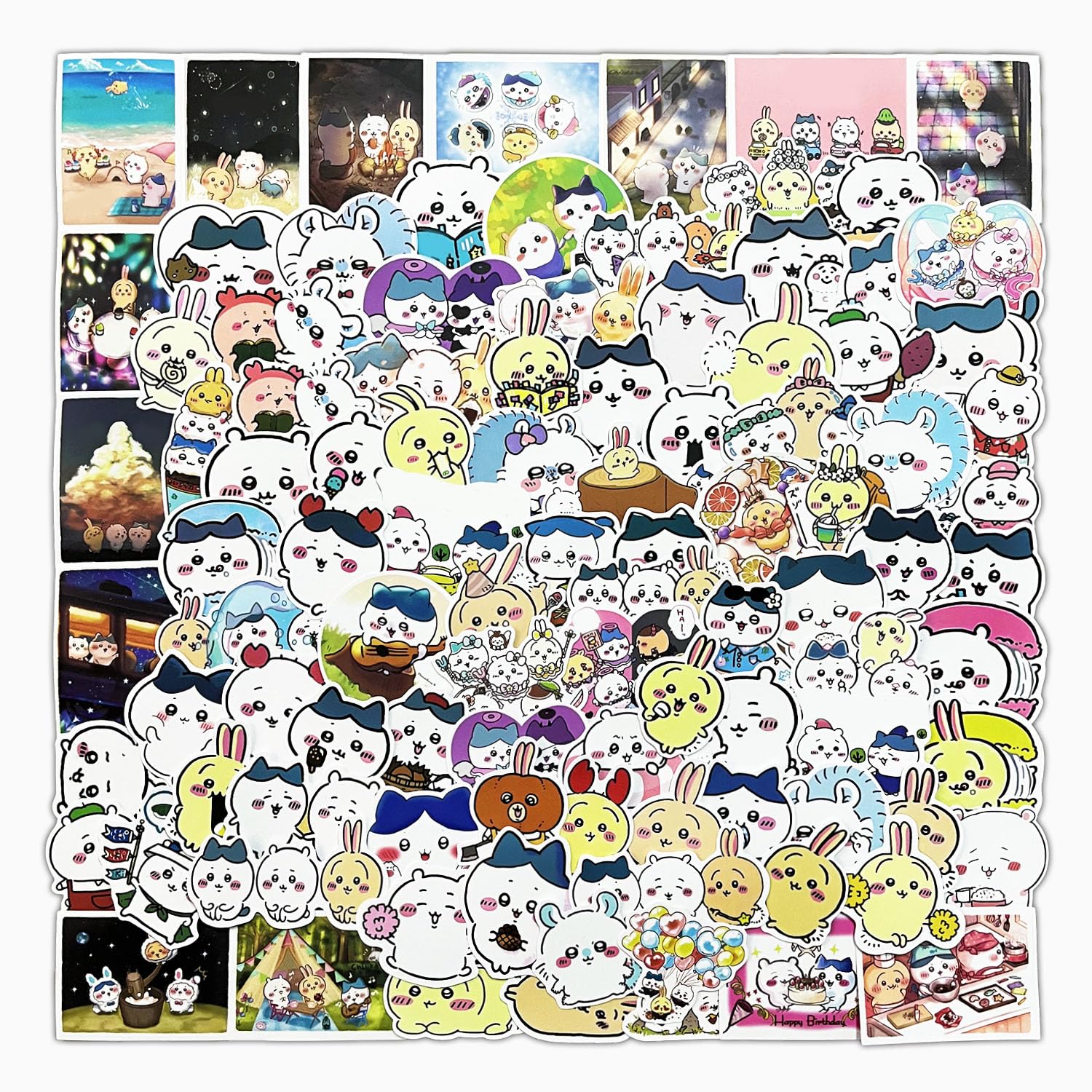 Amazon.co.jp: 100枚入り かわいい漫画 ステッカー パック アニメ