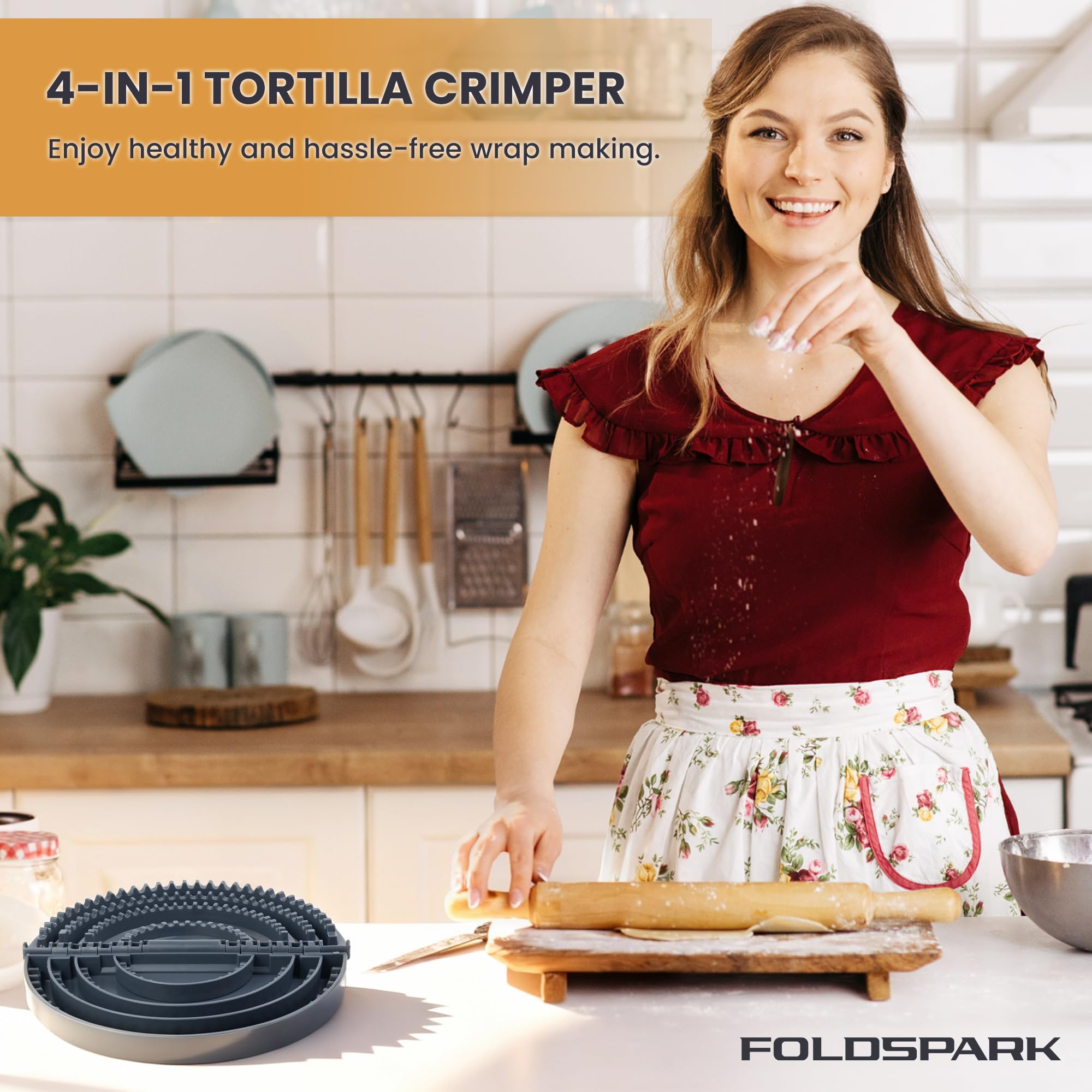 4-in-1 Tortilla Sealer - Quesadilla Maker & More -8 4-in-1 Tortilla Sealer - Quesadilla Maker & More -8