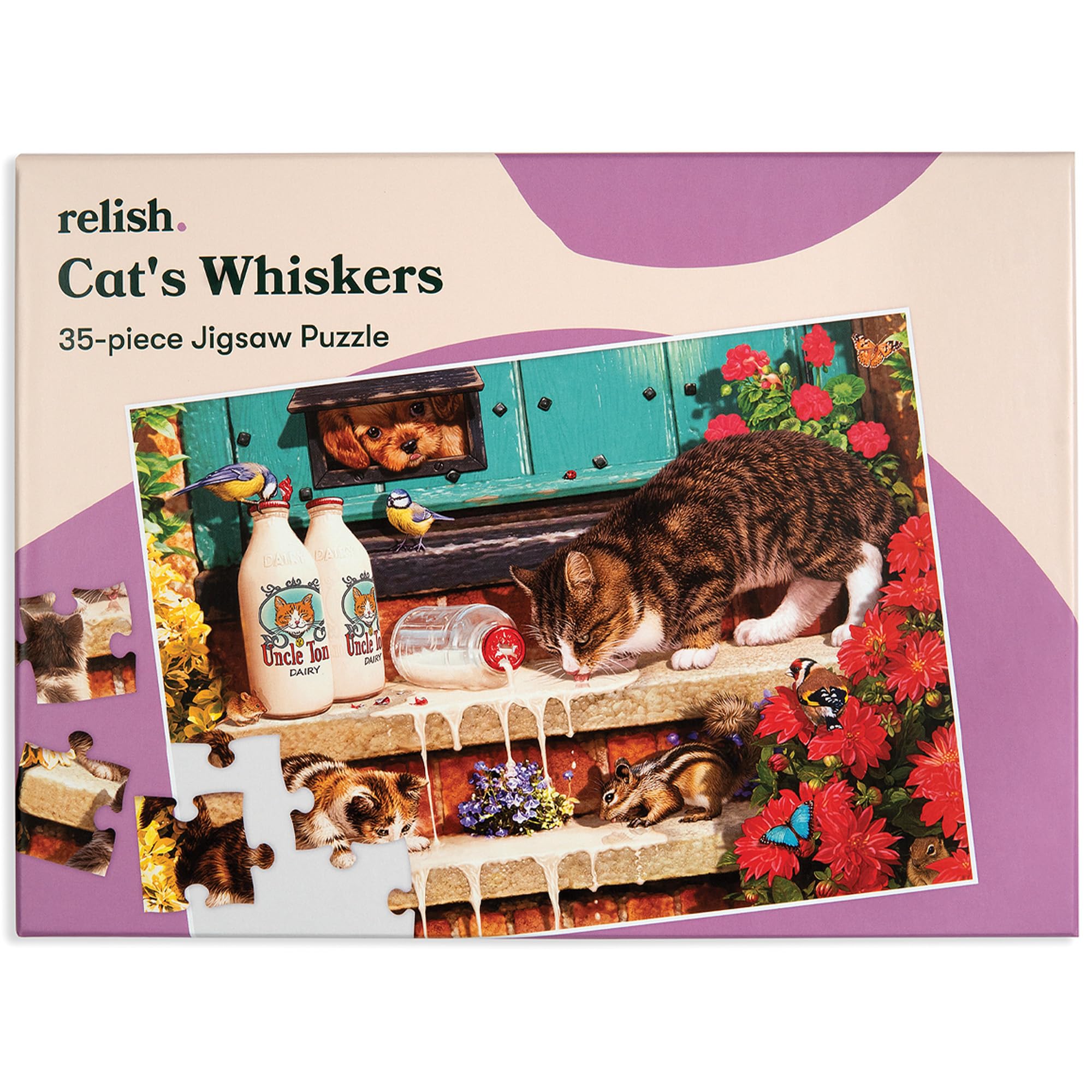 Relish ‘Cat's Whiskers’ Puzzle 35 Pièces : Activités Adaptées aux Seniors Atteints de Démence ou d’Alzheimer