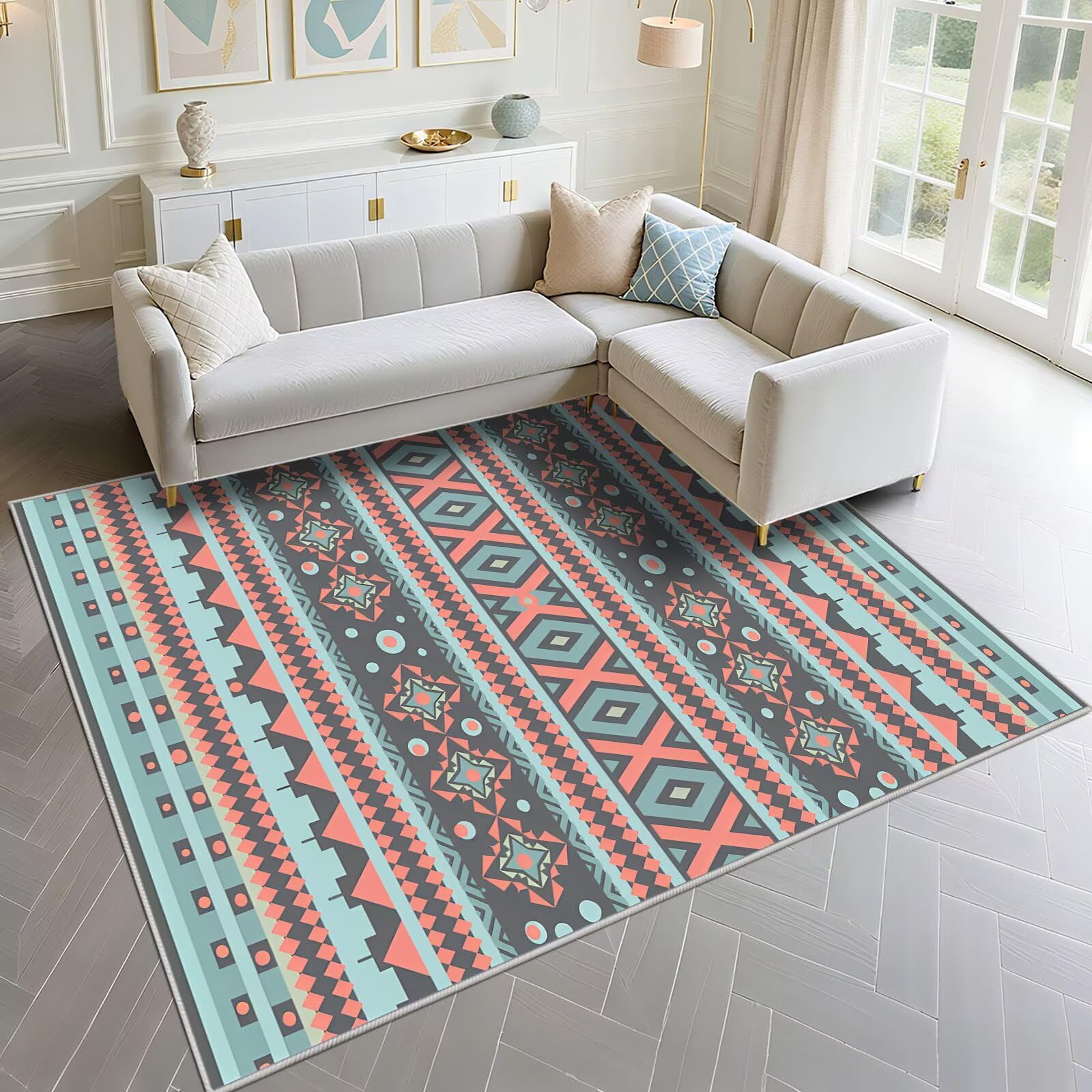 Tapis antidérapant 90x120cm sécurisé contre les glissades et la poussière