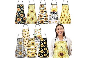 Chic Sunflower Apron: A Kitchen Staple for Culinary Enthusiasts