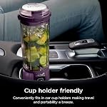 Ninja Blast Portable Blender, Cordless, 18oz. Vessel, Personal Blender for Shakes & Smoothies, BPA Free, Leakproof Lid, USB-C Rechargeable, Purple, BC151PRC (Canadian Version)