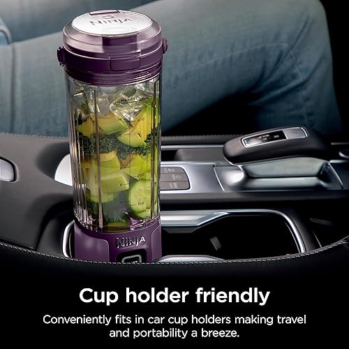 Miniatura 107 de Ninja BC151EM Blast - Licuadora portátil, inalámbrica, recipiente de 18 onzas, licuadora personal para batidos y batidos, sin BPA, tapa a prueba