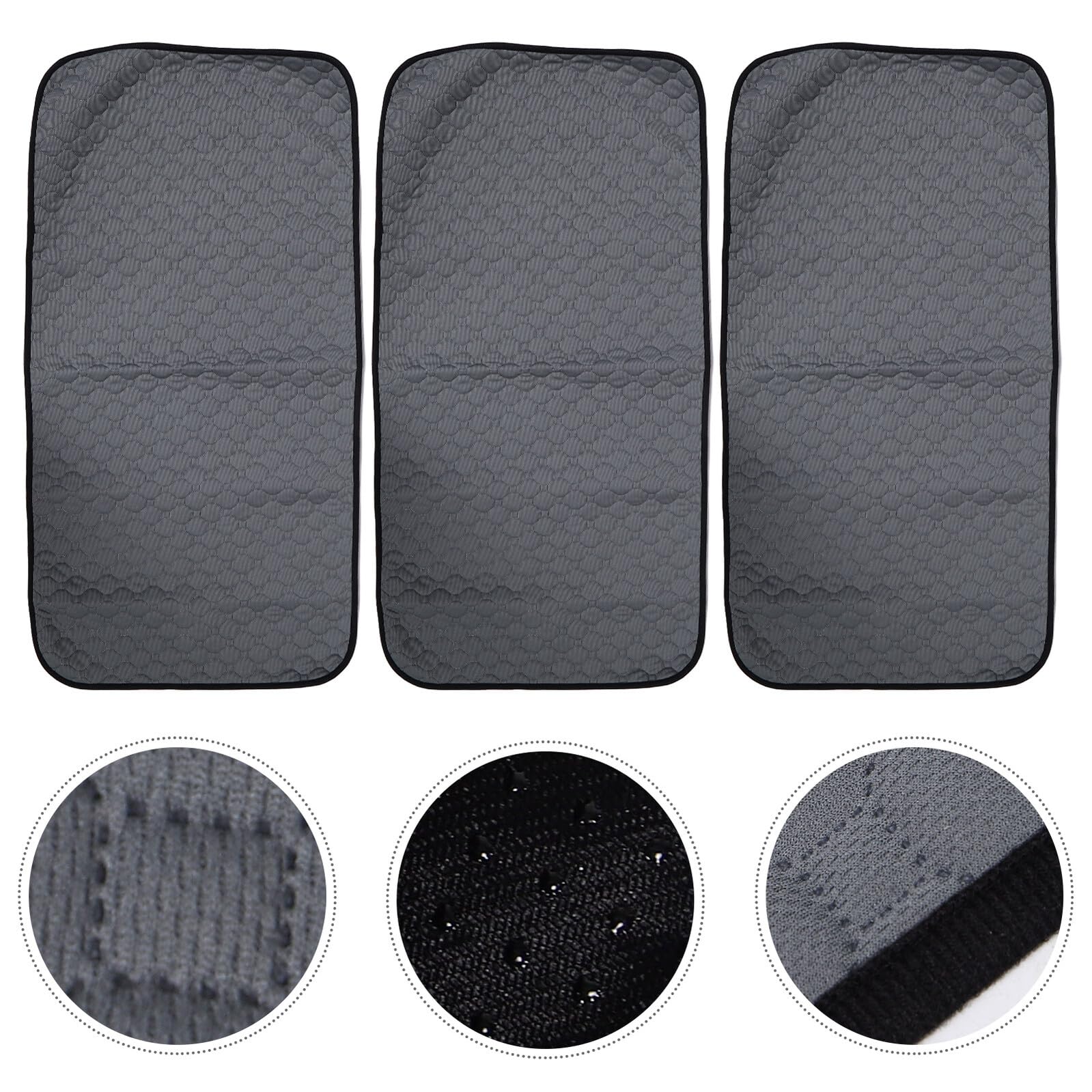 HEMOTON 3piezas Almohadillas para Orinar para Mascotas Empapadores Absorbentes Lavables para Entrenamiento de Cachorros Empapador Reutilizable para Perros