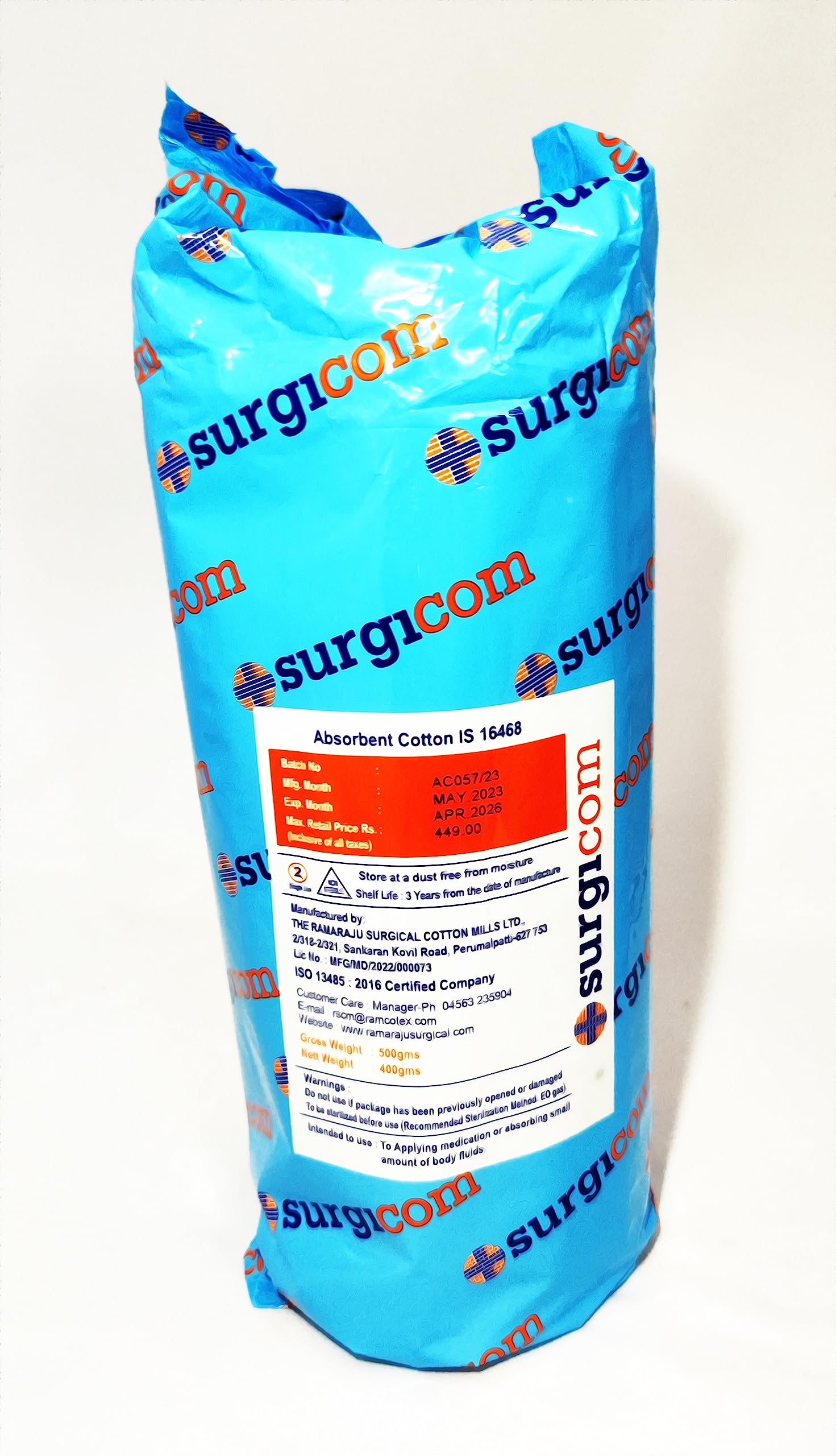 PM Absorbent Pure Cotton Wool Roll For Makeup Remover Cotton Pads For Face | Toner application |Ultra Soft |Cotton Facial Cleansing Wipes For Parlor and Baby Care 400 GRAM (200)