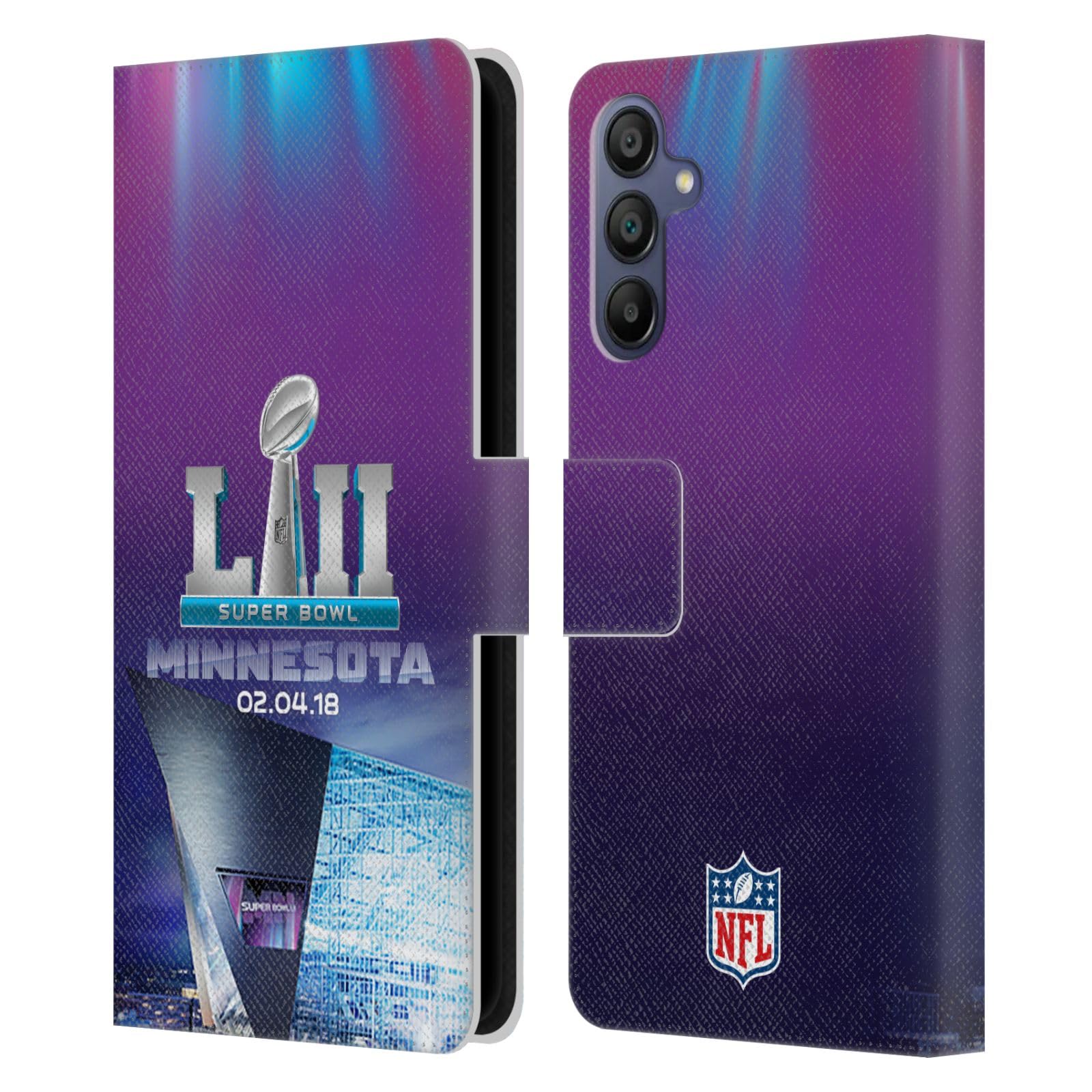 Funda Samsung Galaxy A15 anticaídas estilo libro NFL con tarjetero para evitar arañazos 7