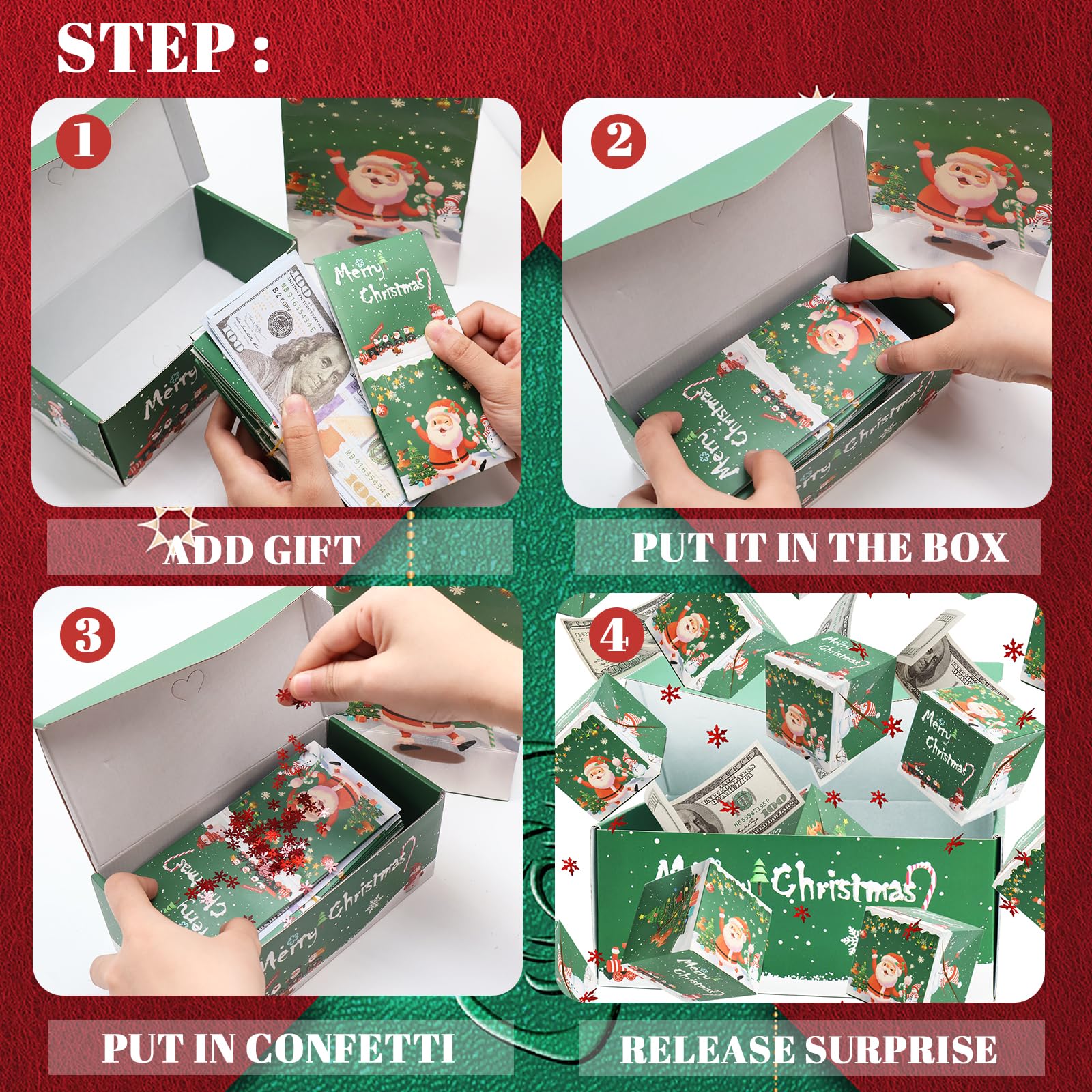 COLEESON Surprise Gift Box, Überraschungsbox-Geschenkbox, DIY COLEESON Surprise Gift Box, Überraschungsbox-Geschenkbox, DIY
