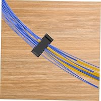 Vista 8 de Ganize Your Desk - 10 clips organizadores de cables autoadhesivos para auriculares, cables de cargador de teléfono